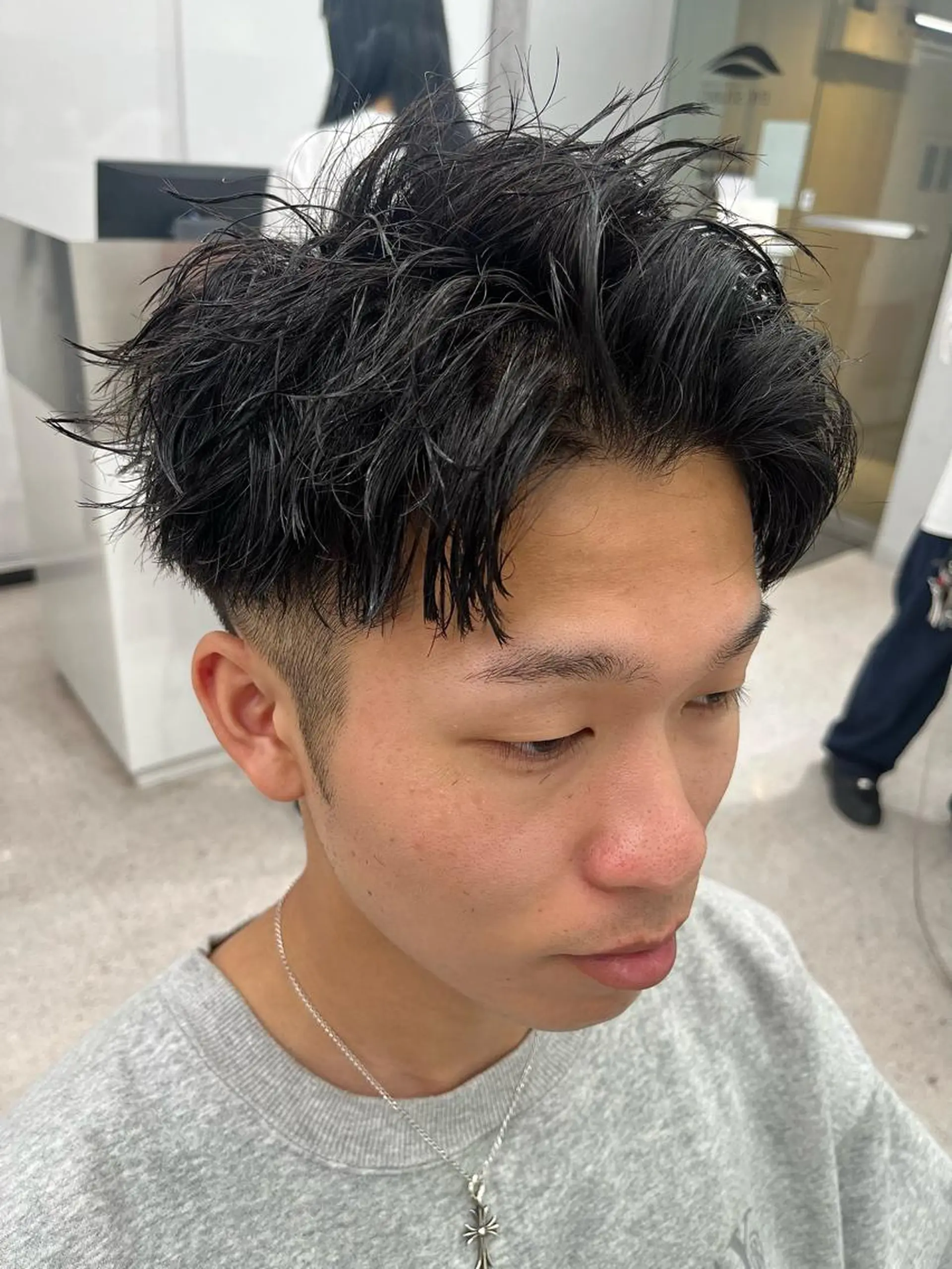 パーマ メンズ カット パーマ 🍐シャドウパーマ メンズ特化/守岡🍐のヘアスタイル