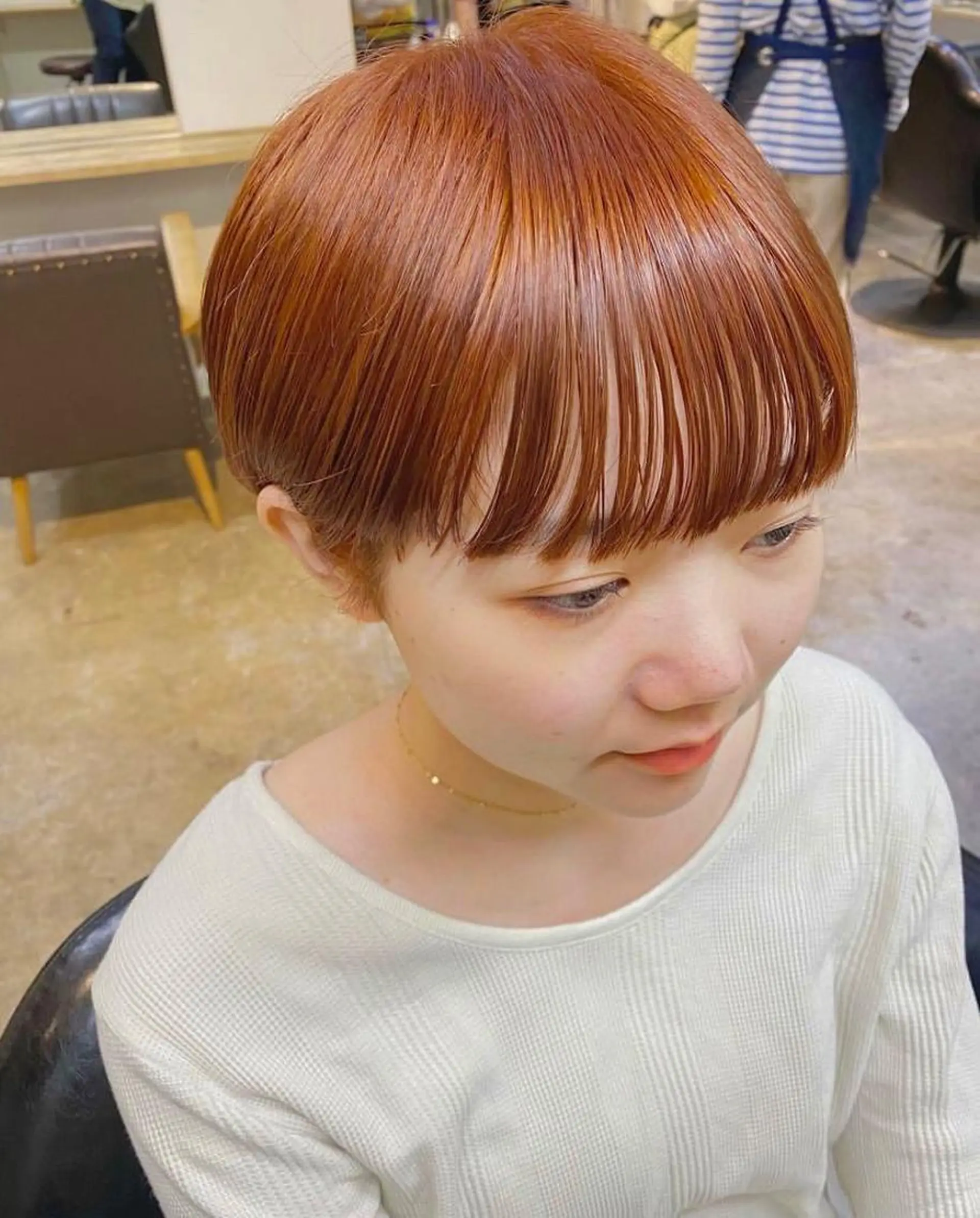 ショート カラー ヘアカラー トリートメント 下北沢 soiのヘアスタイル