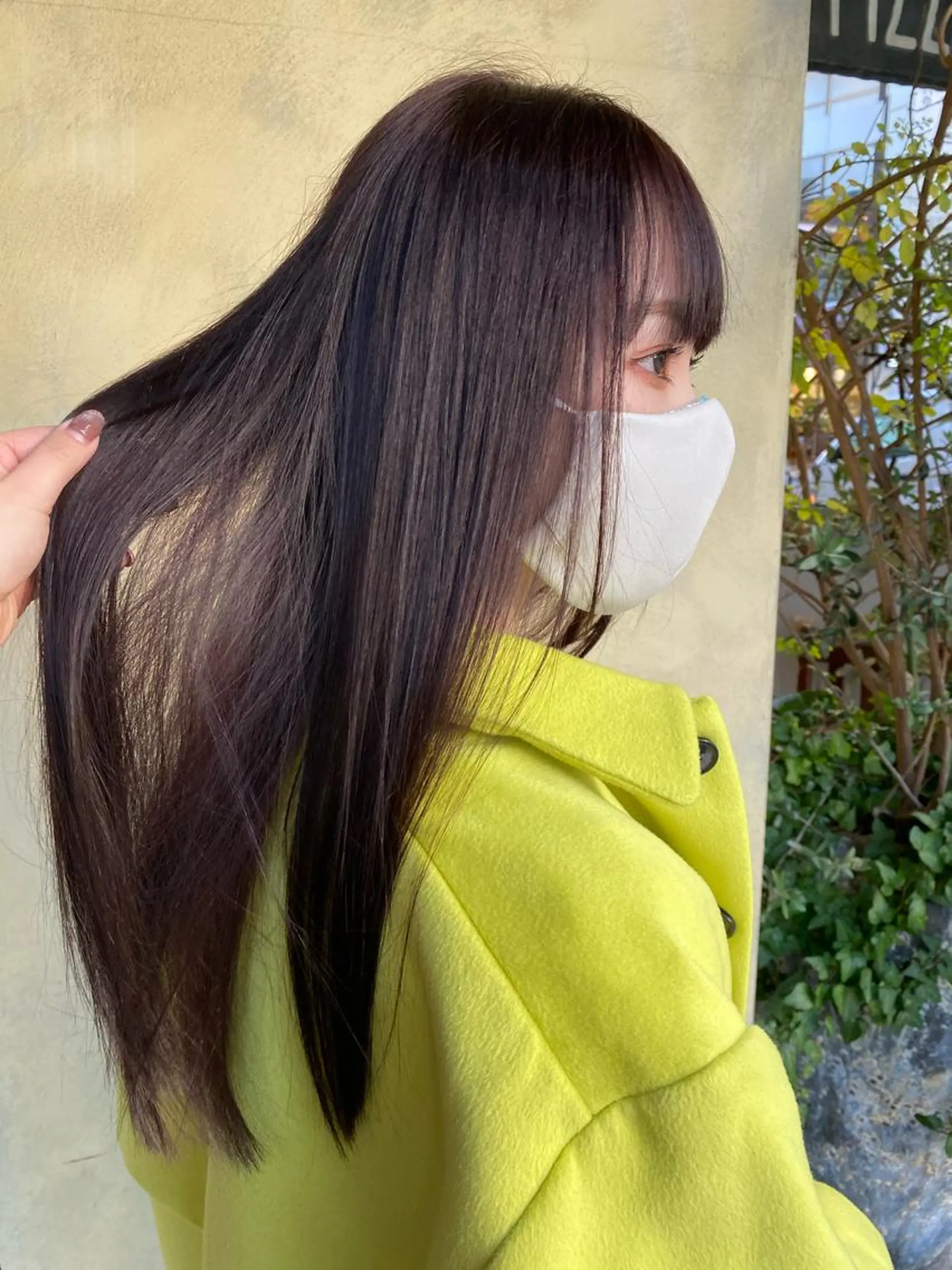 ロング ラベンダーベージュ hina☺︎ 髪質改善/ストレートのヘアスタイル