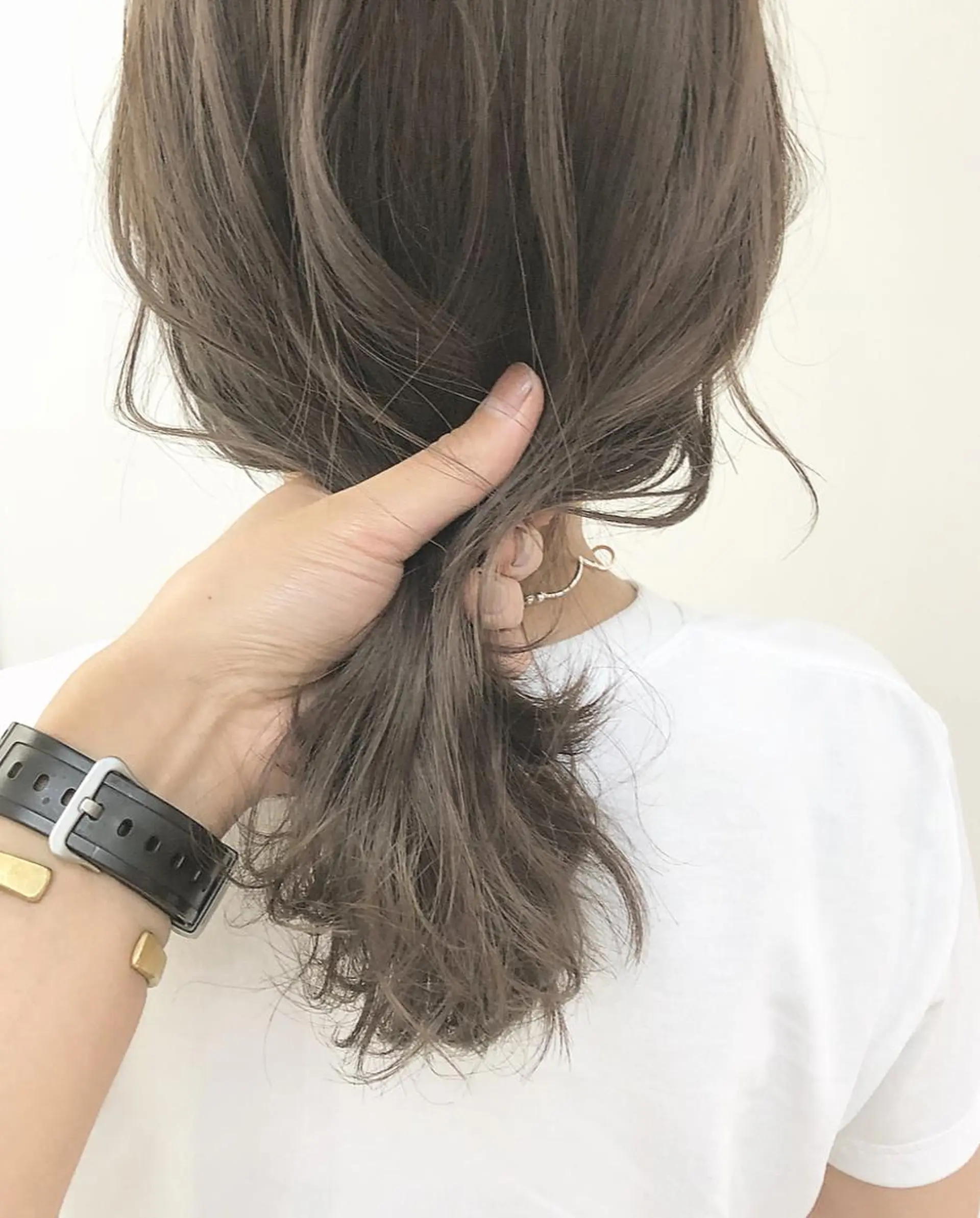 セミロング カラー ブリーチ ケアブリーチ ラベンダーカラー autre所属・大久保 ひでなりのヘアスタイル