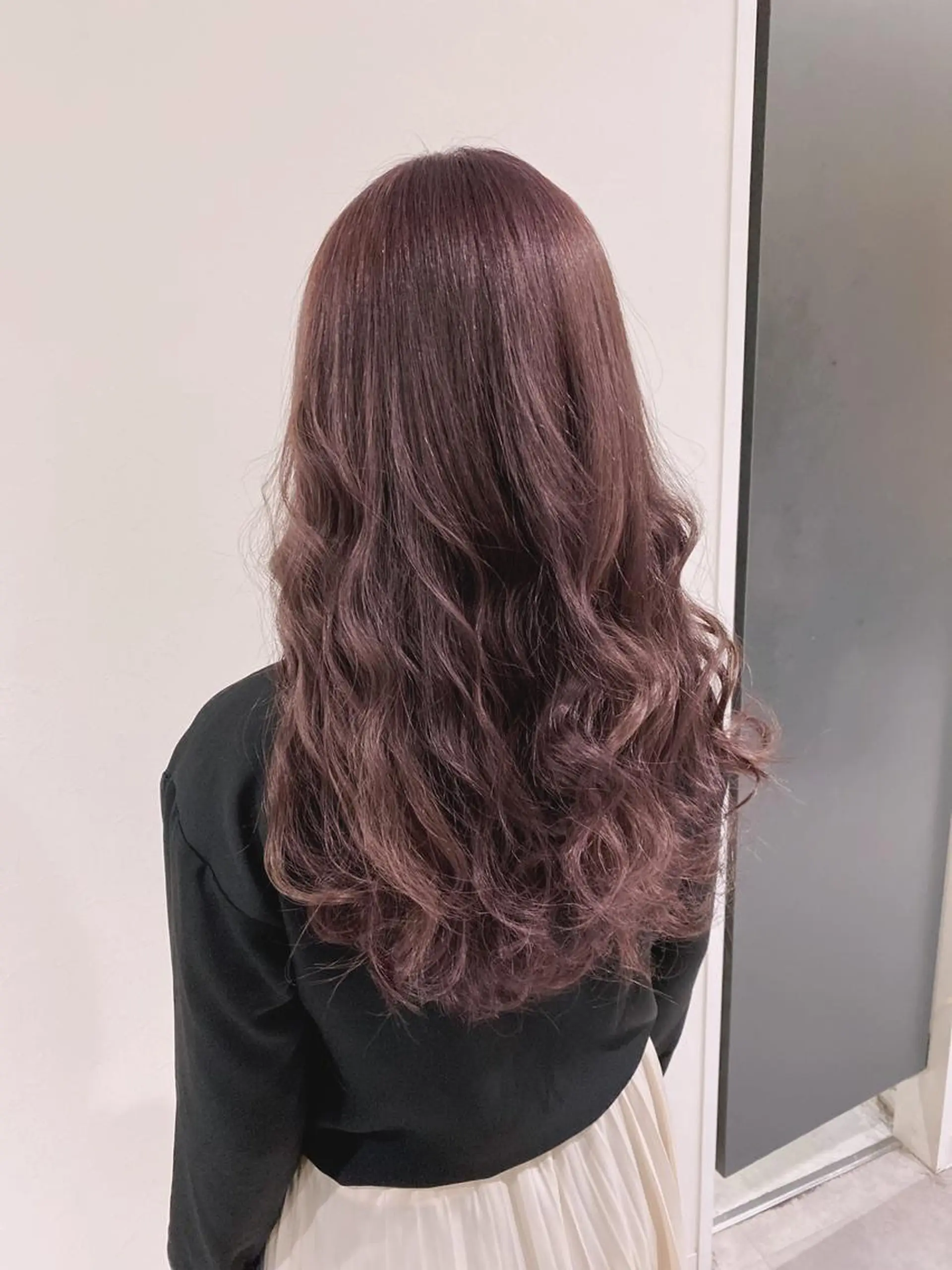 セミロング カット ヘアカラー トリートメント 髪質改善/shuki 韓国/代表取締役のヘアスタイル