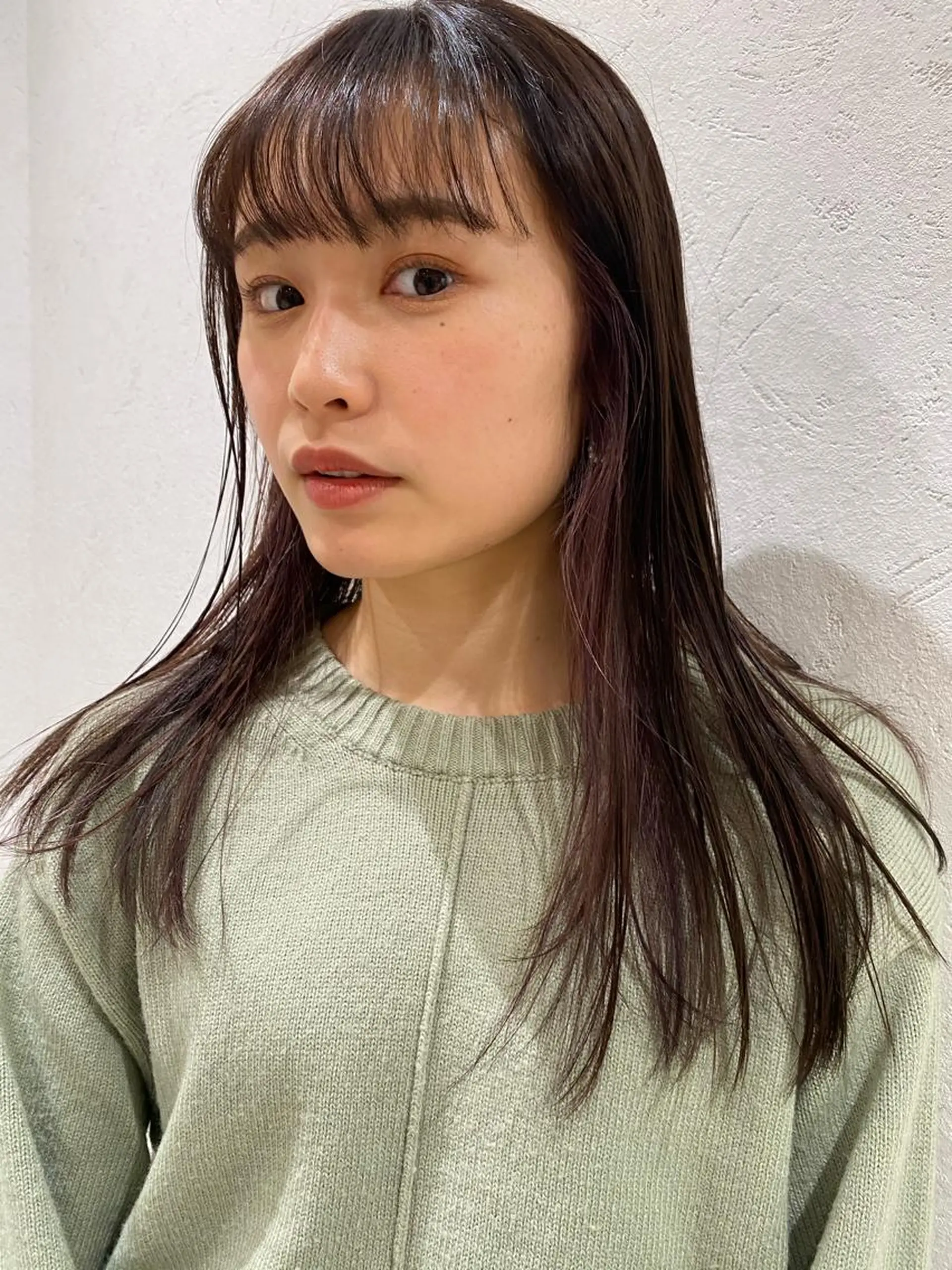 セミロング カラー ヘアアレンジ イヤリングカラー パーマ指名No1 /namiのヘアスタイル