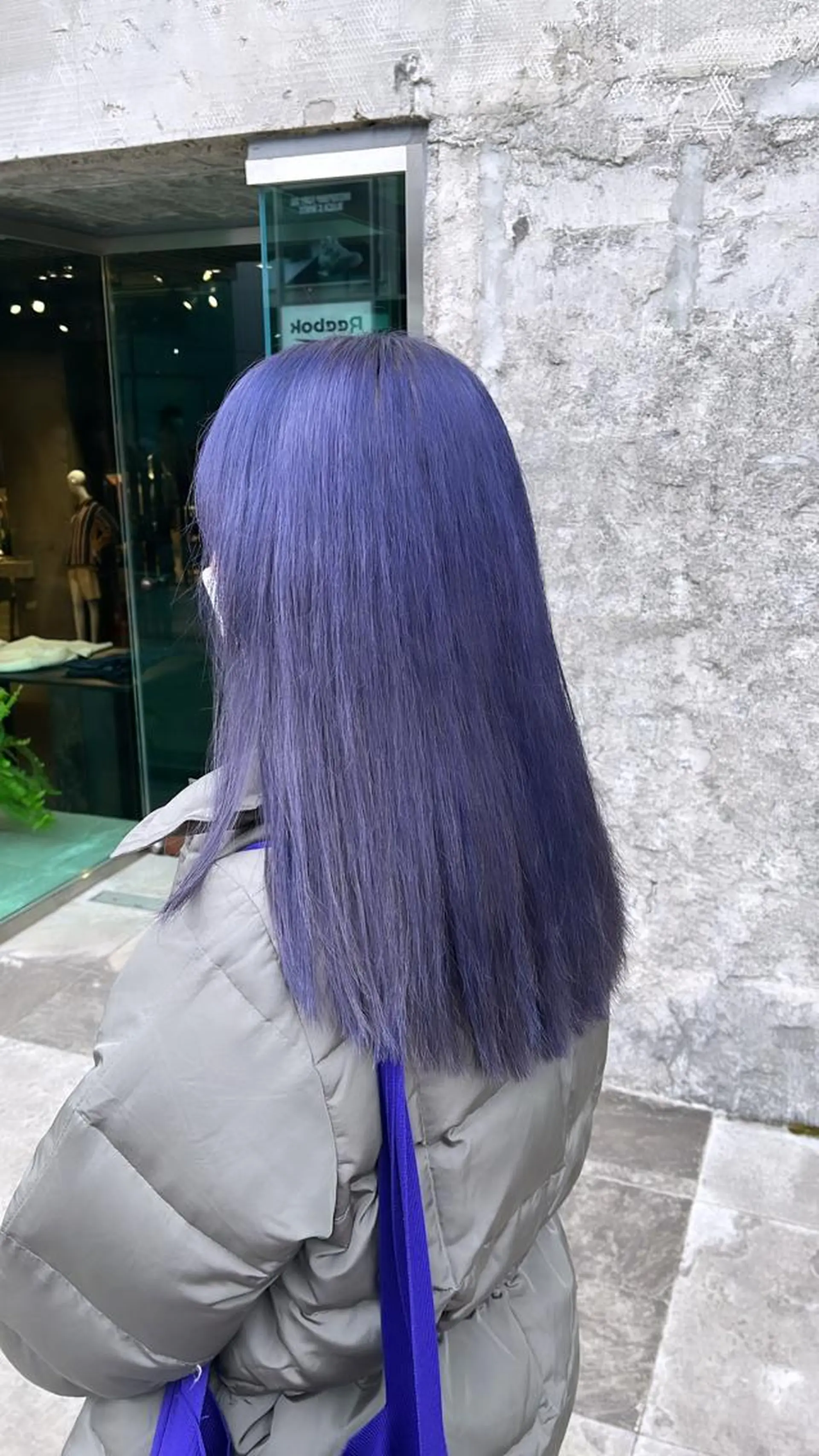 ロング カラー ヘアアレンジ カット ヘアカラー トリートメント ヘアセット 🩶【推しハイトーン 】yuzu🩶のヘアスタイル