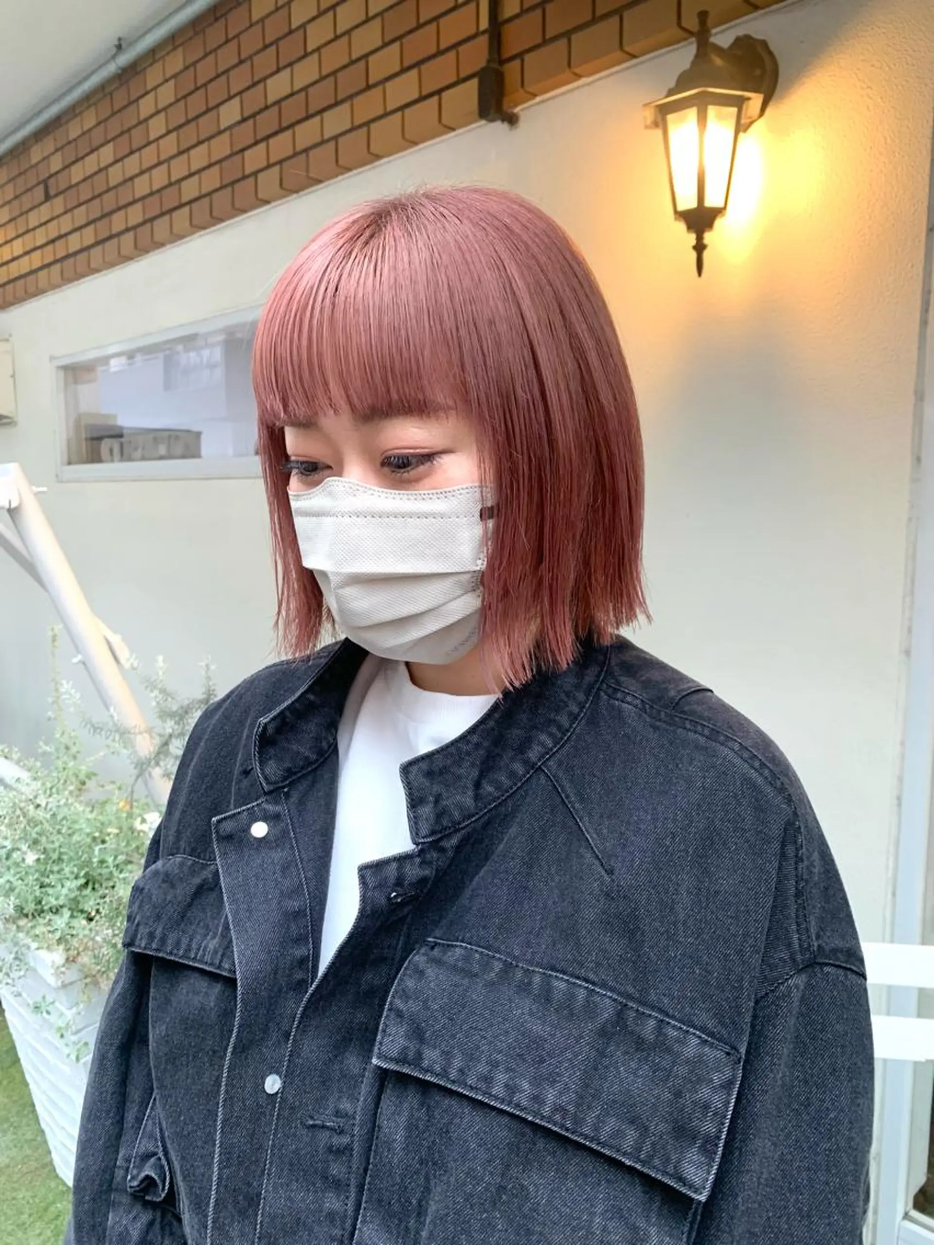 ショート カラー ブリーチ 田中 優衣のヘアスタイル