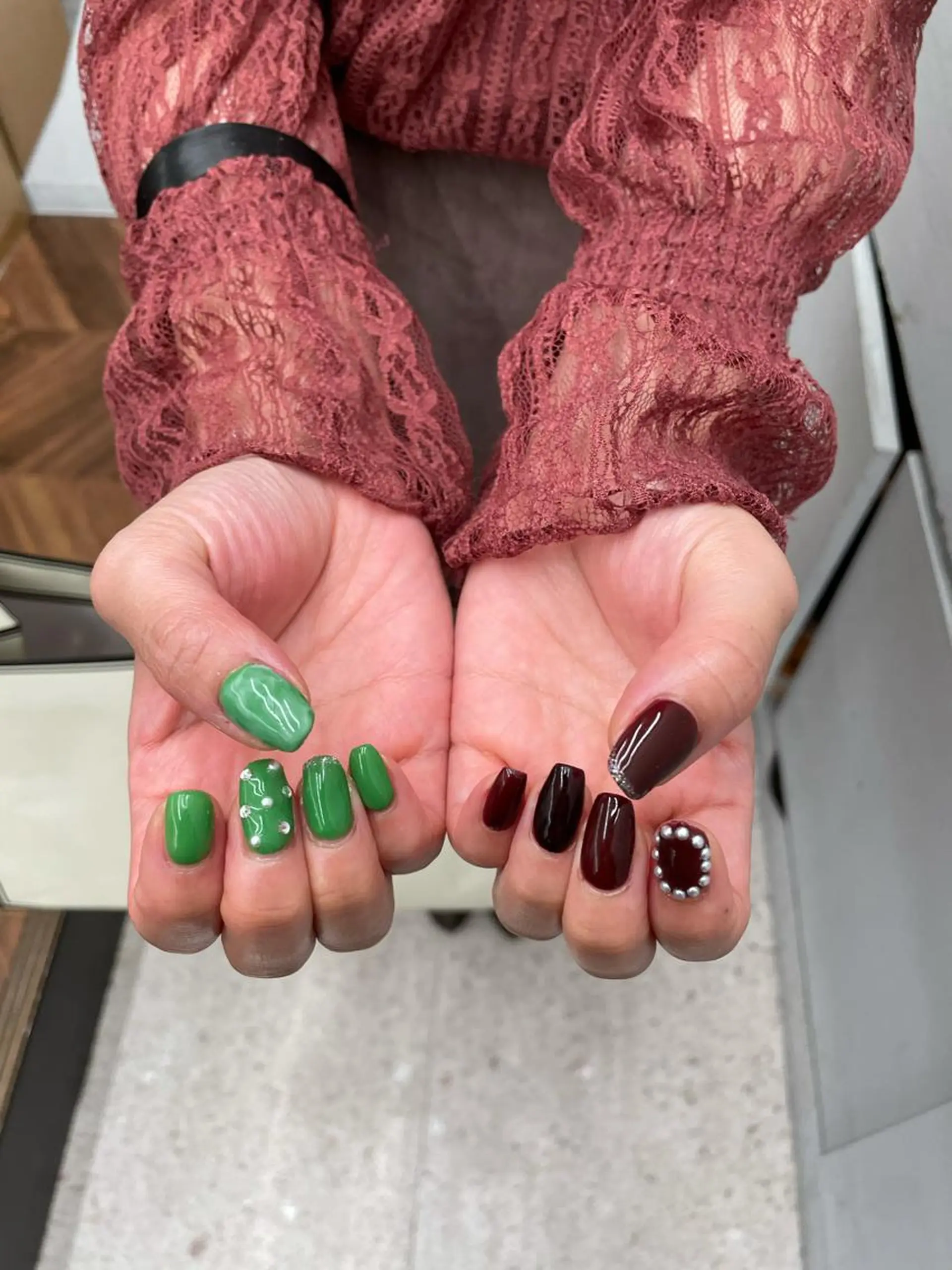 ネイル 束感まつ毛/ネイル/ LED♥KIRARAのマツエク・マツパデザイン