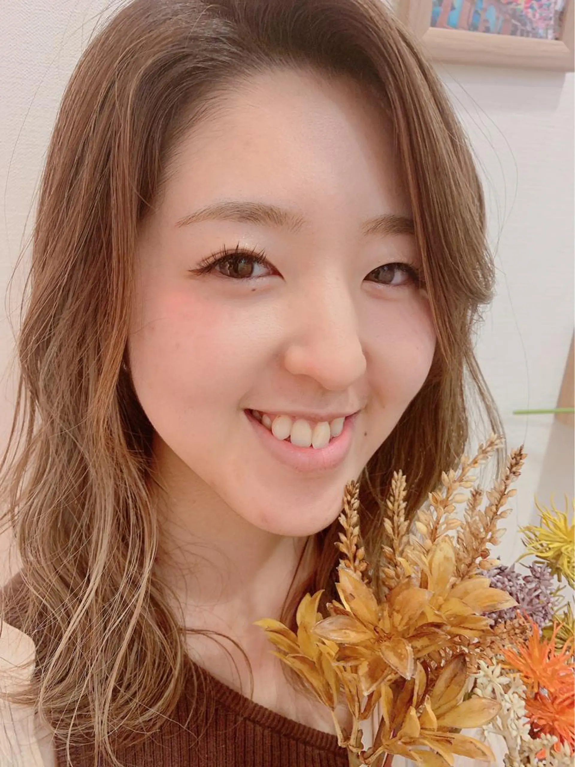 ミディアム マツエク・マツパ セーブル ハイライト 舟橋 瑞稀のヘアスタイル