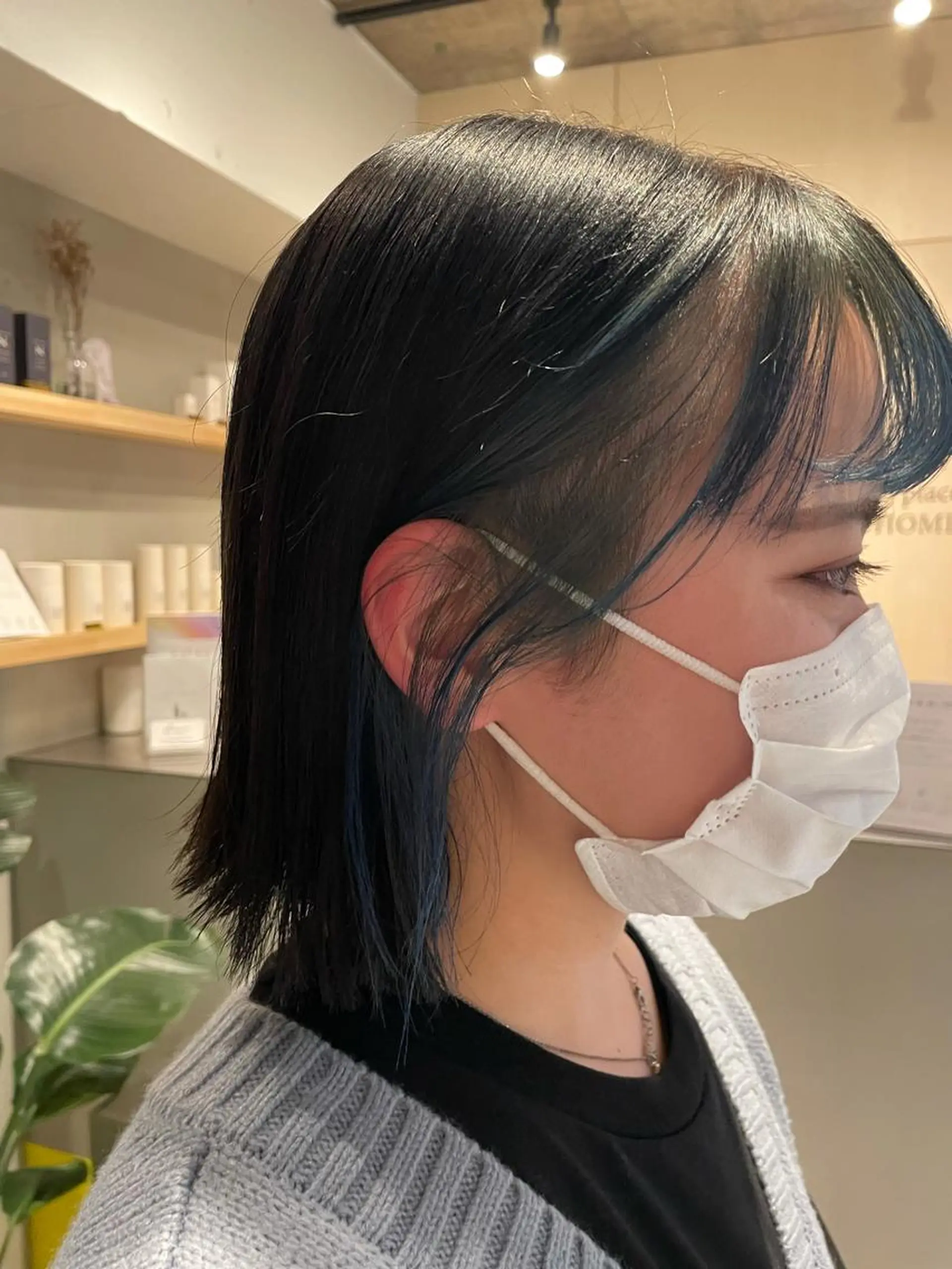 ミディアム カラー ヘアカラー トリートメント ヘッドスパ ヘアセット SALOWIN下北沢所属・hazuki 🌝のヘアスタイル