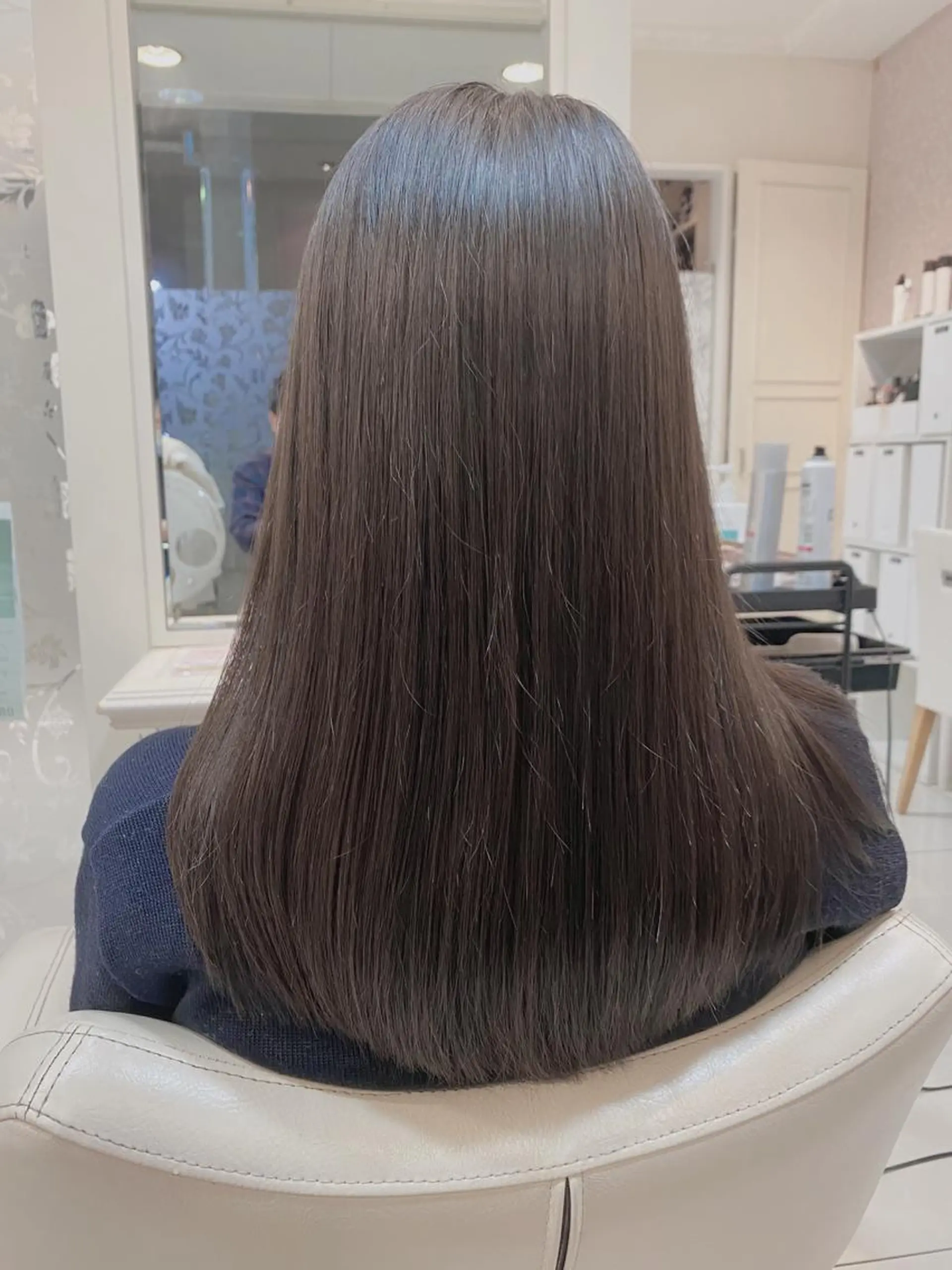 ロング カラー パーマ イルミナカラー 縮毛矯正 ☘️タナアミ ディレクター☘️のヘアスタイル
