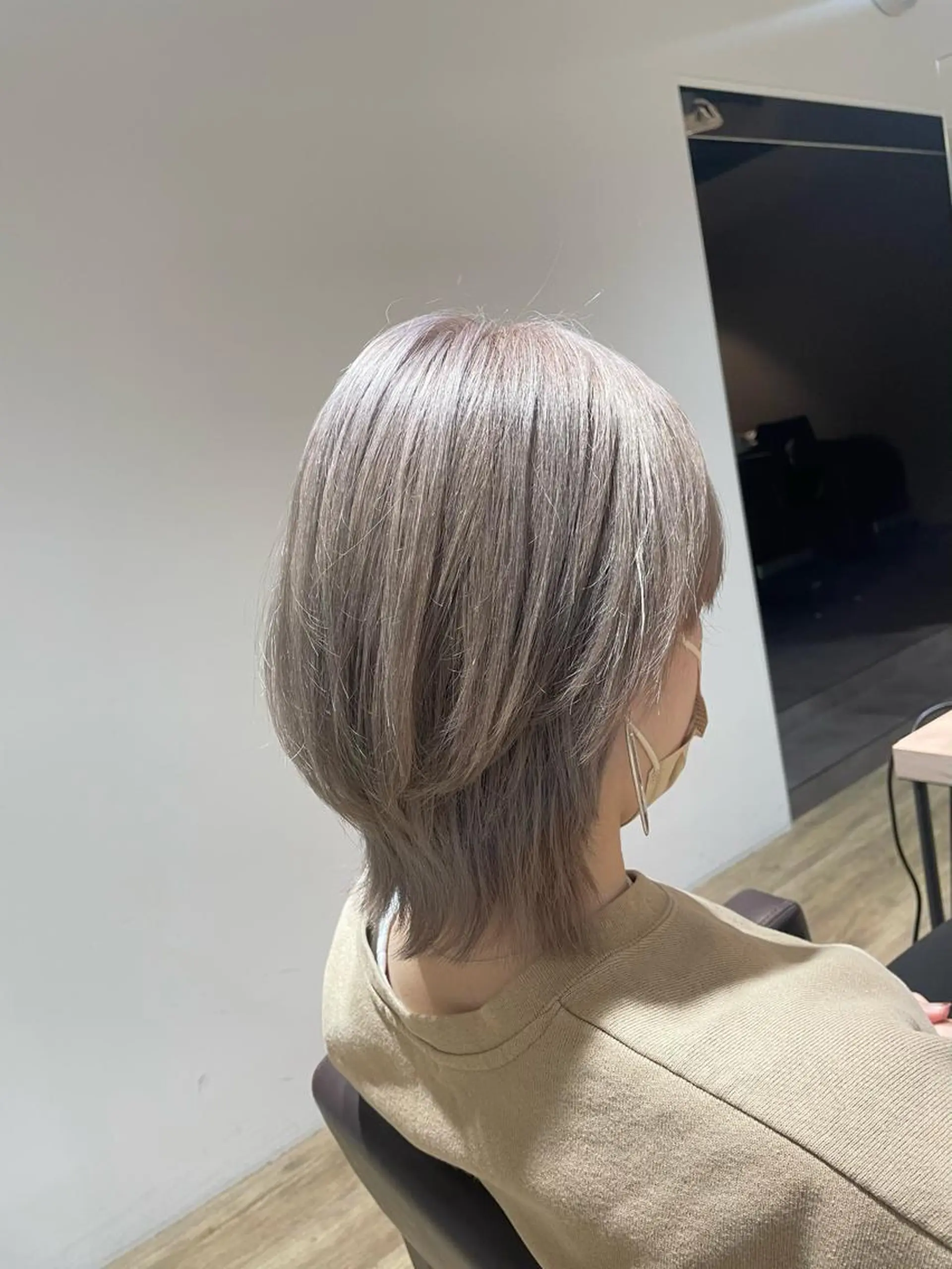 セミロング N＋所属・前田 菜奈子のヘアスタイル