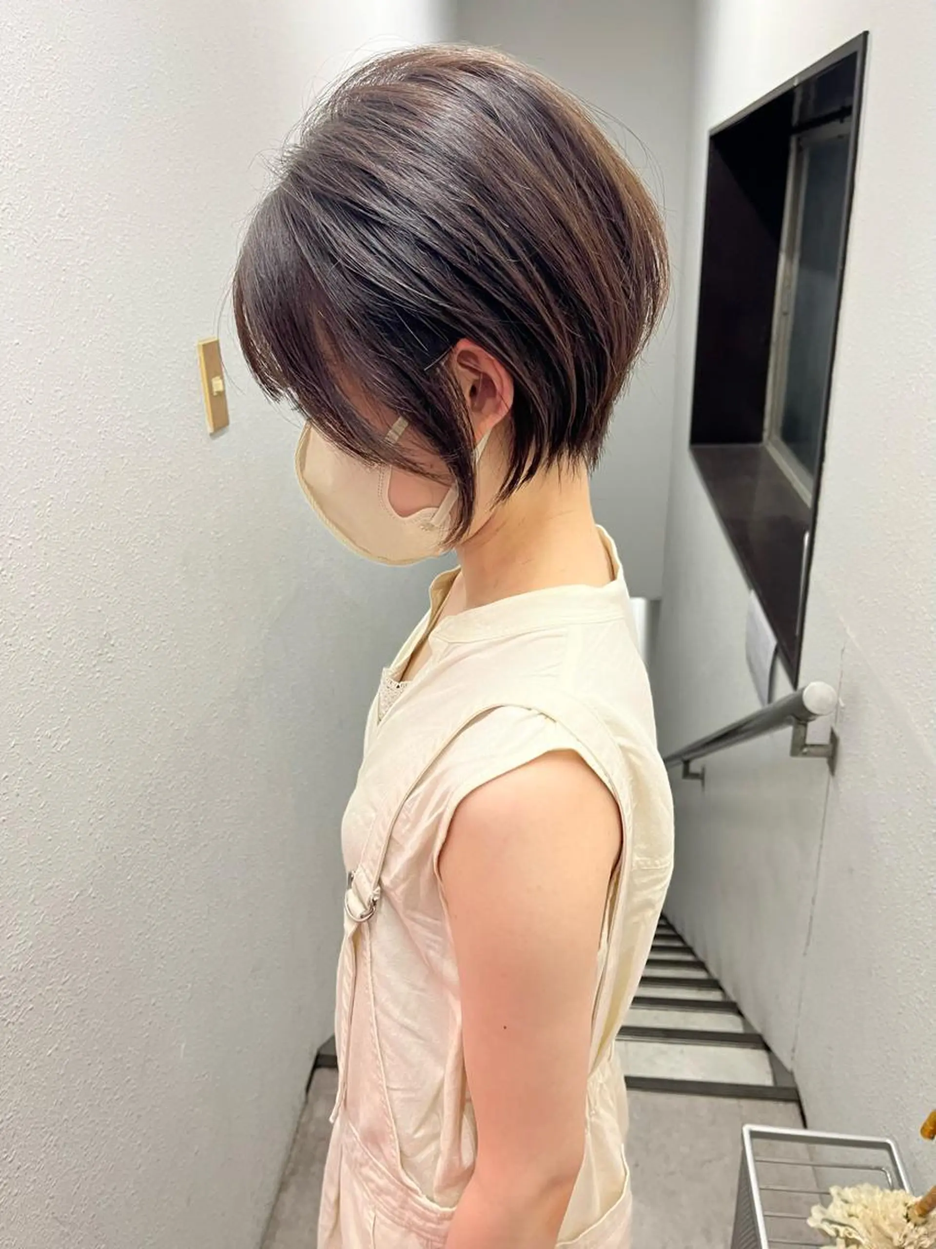 ショート ショートヘア カット トリートメント 💗レイヤーショート ボブ艶髪/竜也💗のヘアスタイル