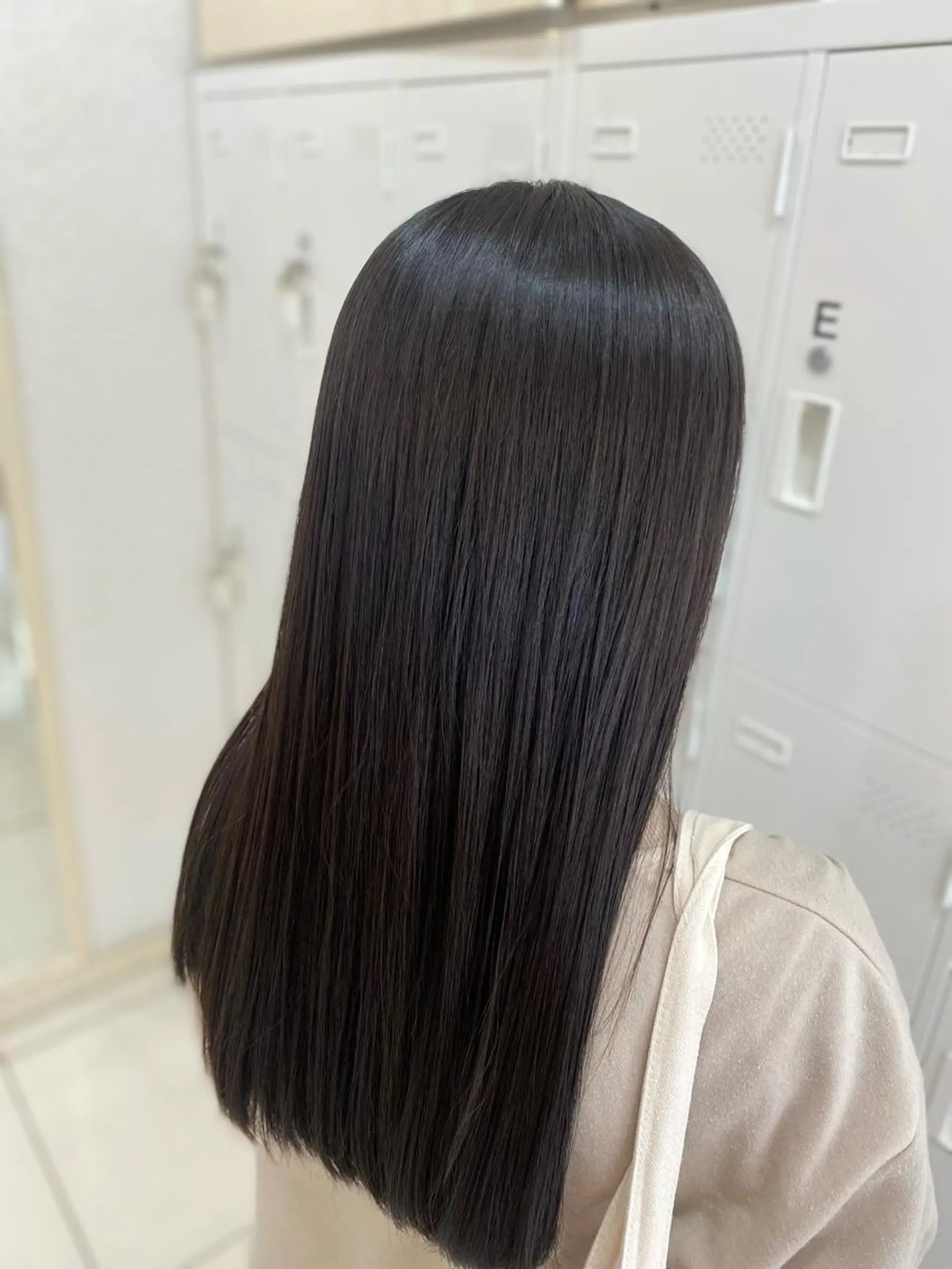 ロング カット 縮毛矯正 Ash志木/TOP 宮崎 瑠菜のヘアスタイル