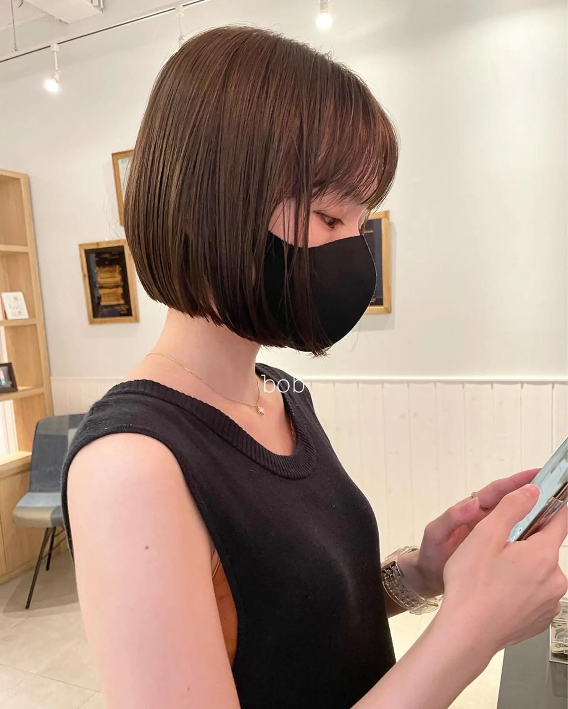 ショート カラー カット ヘアカラー トリートメント ケアブリーチ/ エクステ/レイヤーのヘアスタイル