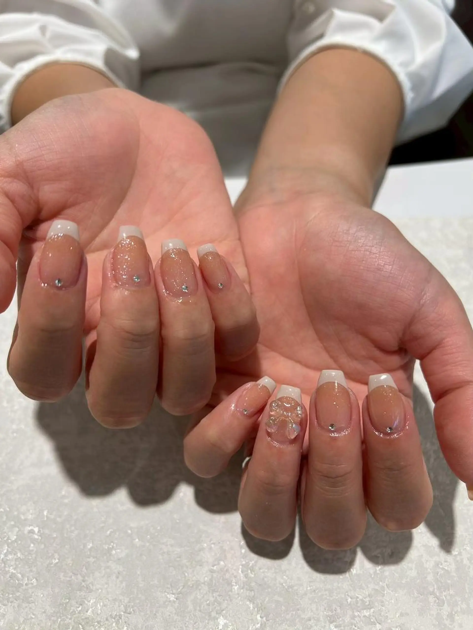 ネイル 桜ネイル ピンク 春ネイル ハンドネイル 春ネイル KAYAのネイルデザイン