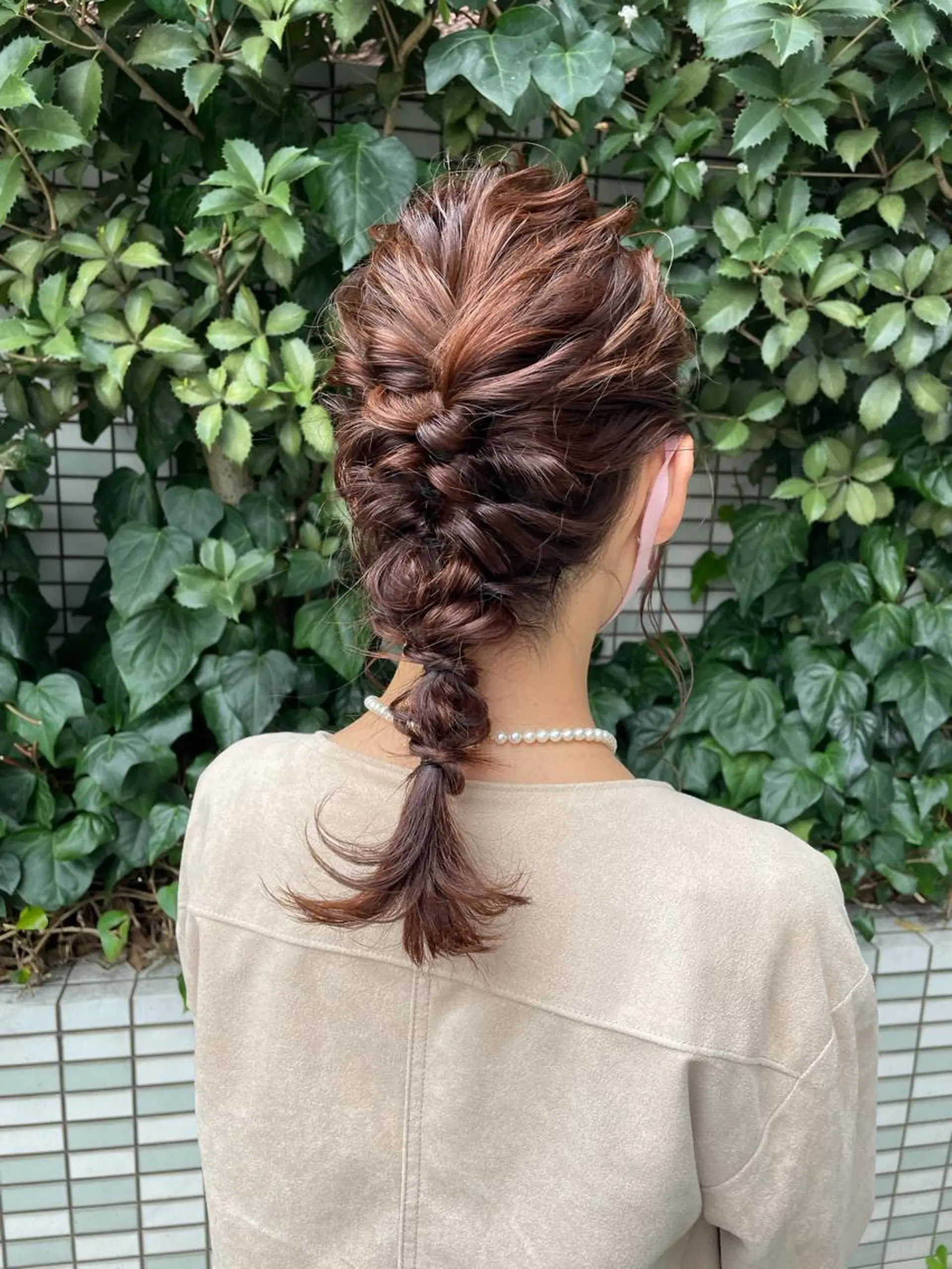 ミディアム ヘアセット カワシマ セイカのヘアスタイル
