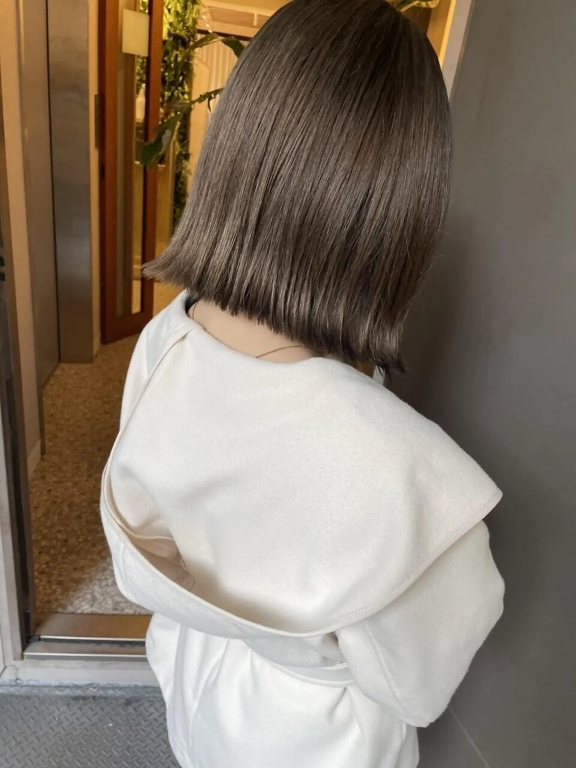 ロング カラー ブリーチ ブラウンカラー ショコラブラウン ダブルカラー ブリーチなしカラー TIGRE kamitoriのヘアスタイル