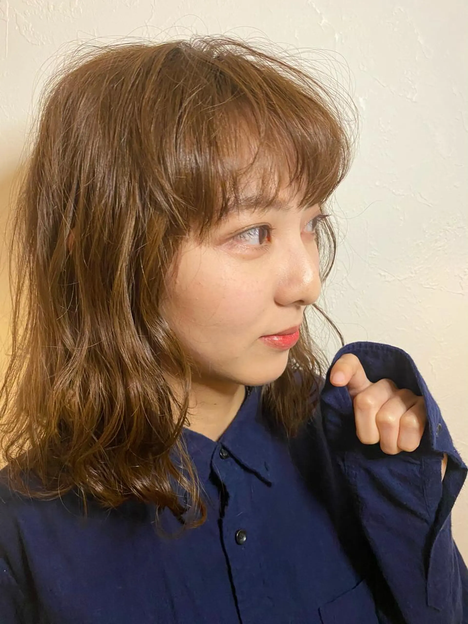 ミディアム カラー パーマ m ā l o. マァロのヘアスタイル