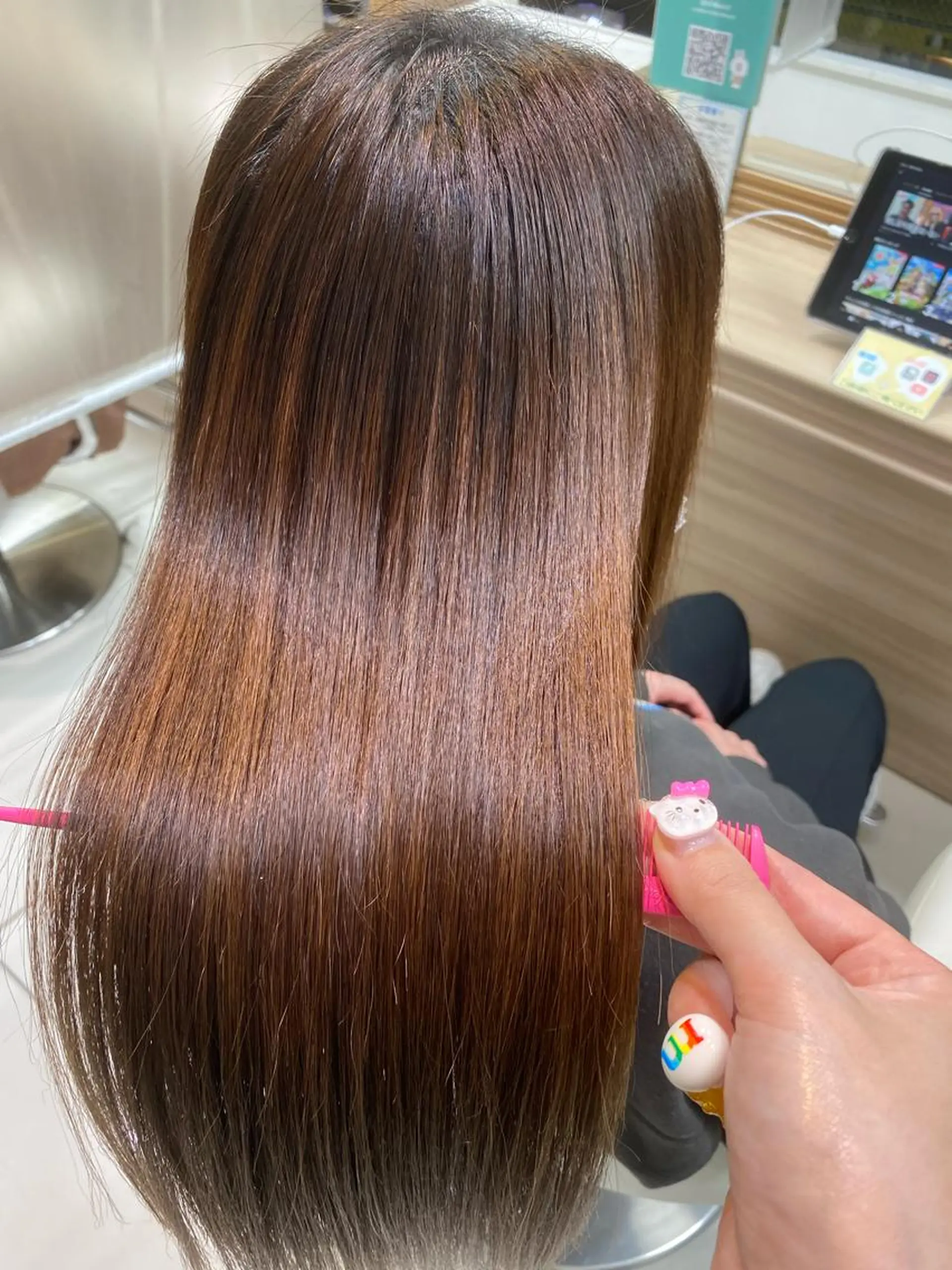 ロング パーマ 縮毛矯正 トリートメント SONOKA 🦋のヘアスタイル