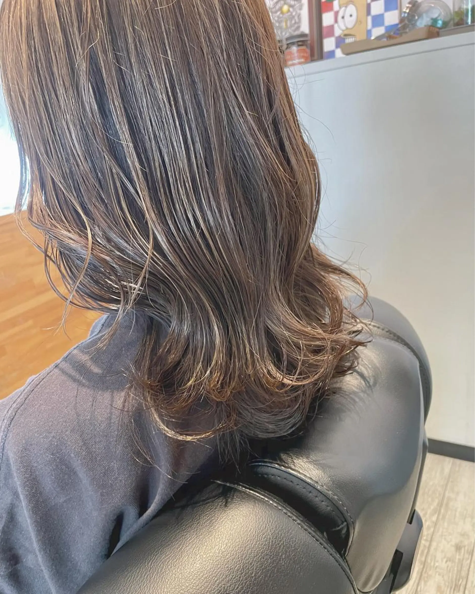 ロング カラー 透明感カラー ハイライトカラー ハイライト レイヤーカット one☆star所属・通い続けられるサロン ママ美容師　明日香のヘアスタイル