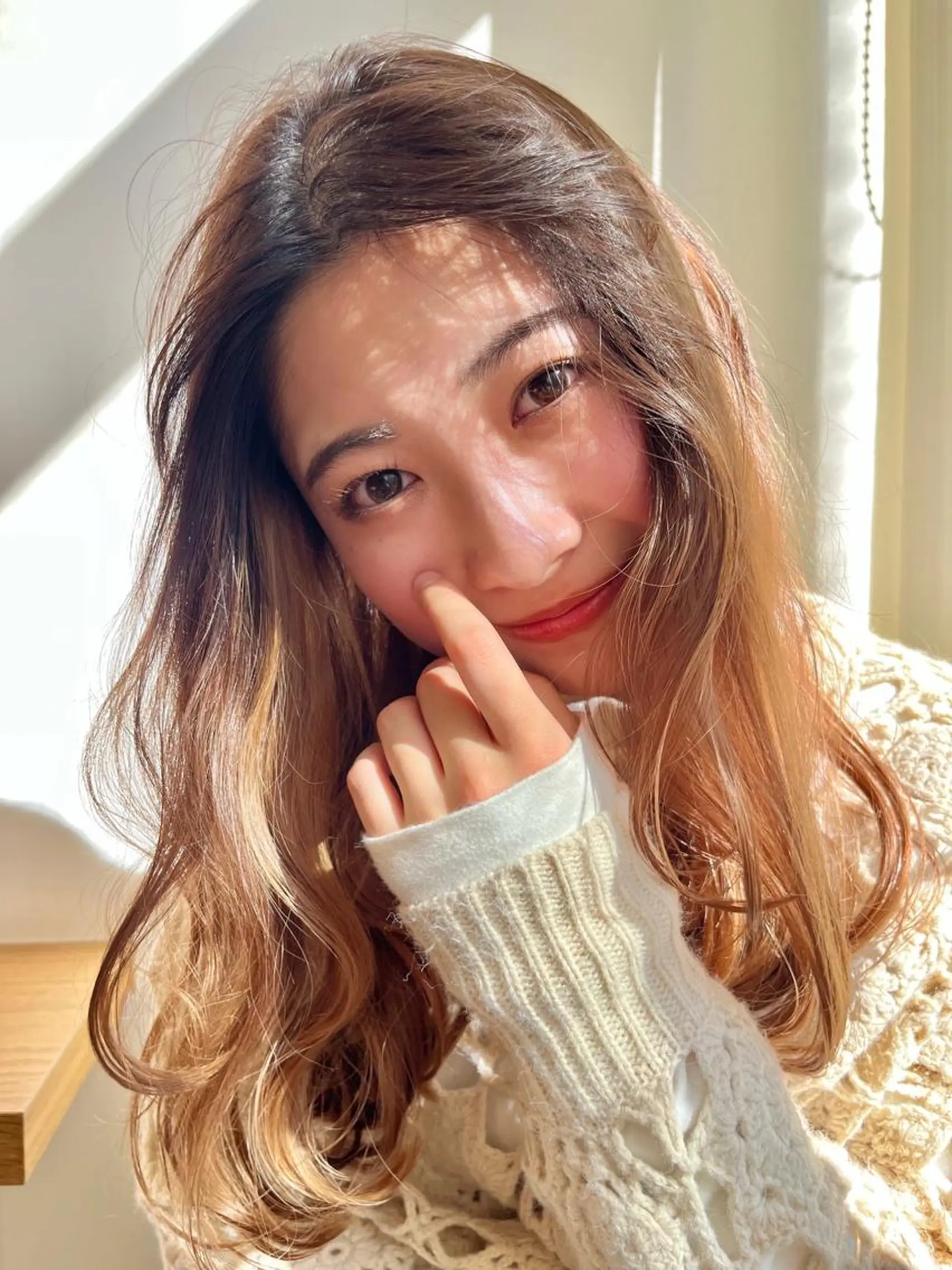 ロング ヘアアレンジ ヘアカラー トリートメント 🫧tomoka 透明感カラー🫧のヘアスタイル