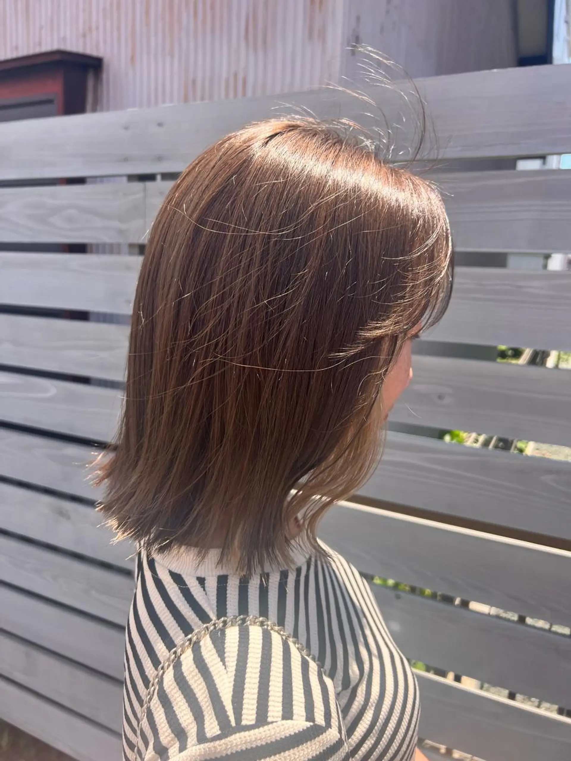 セミロング カラー れいな🌼 ボブ･艶カラー🌼のヘアスタイル