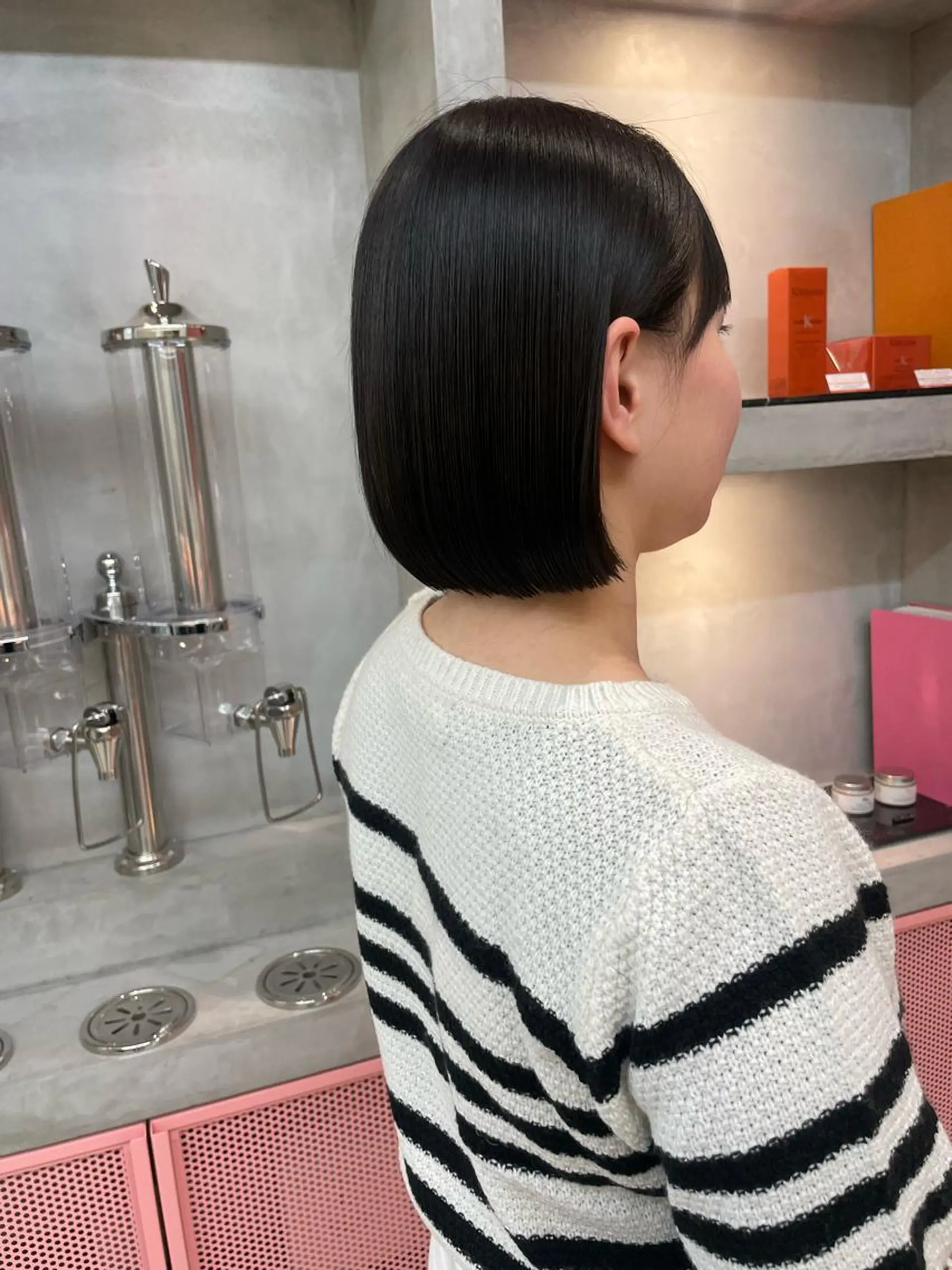 ショート Misaki /ボブ/縮毛矯正のヘアスタイル