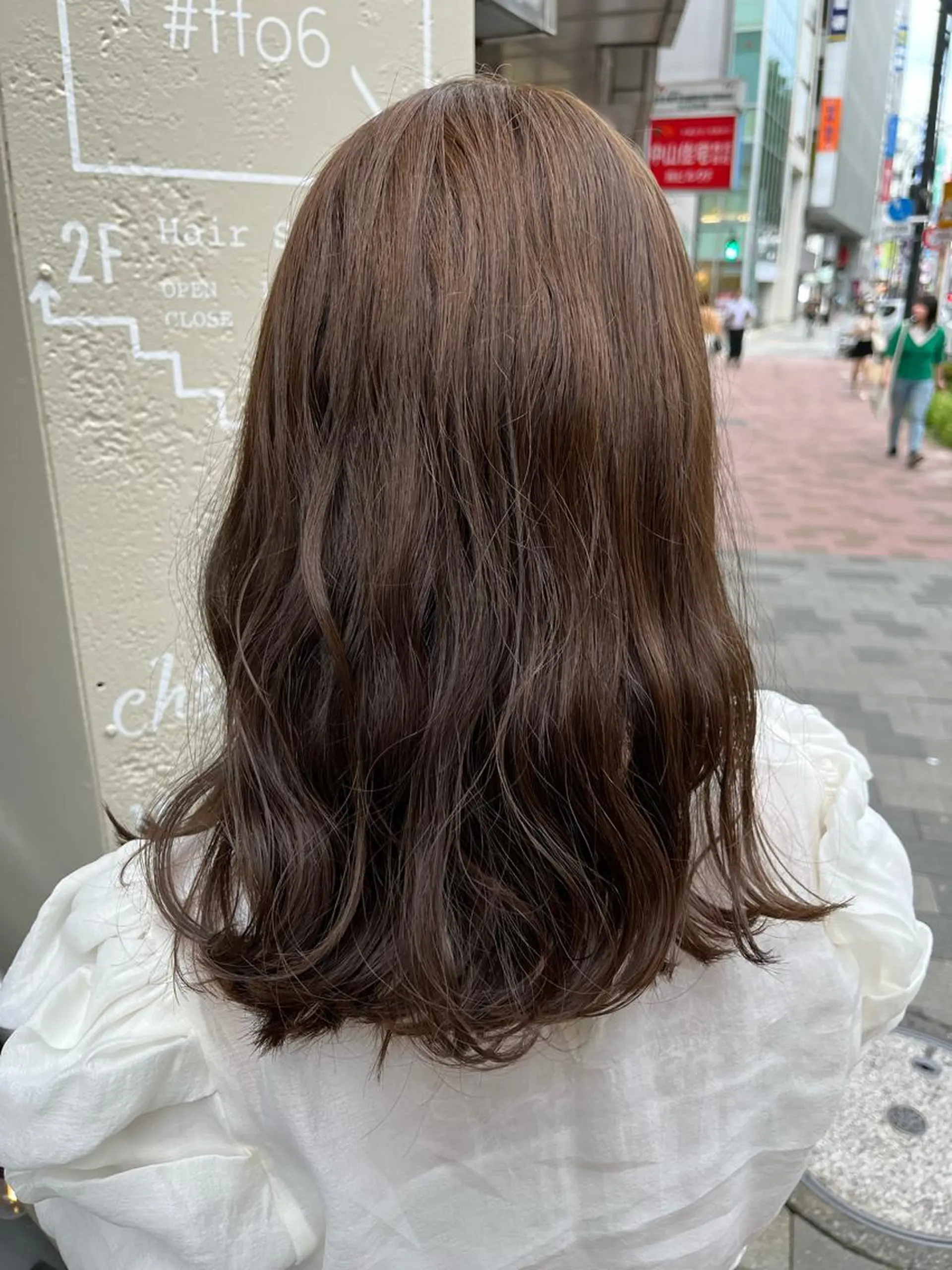 ロング カラー パーマ ans(アンス)所属・山上 佳汰/髪質改善/艶髪のヘアスタイル