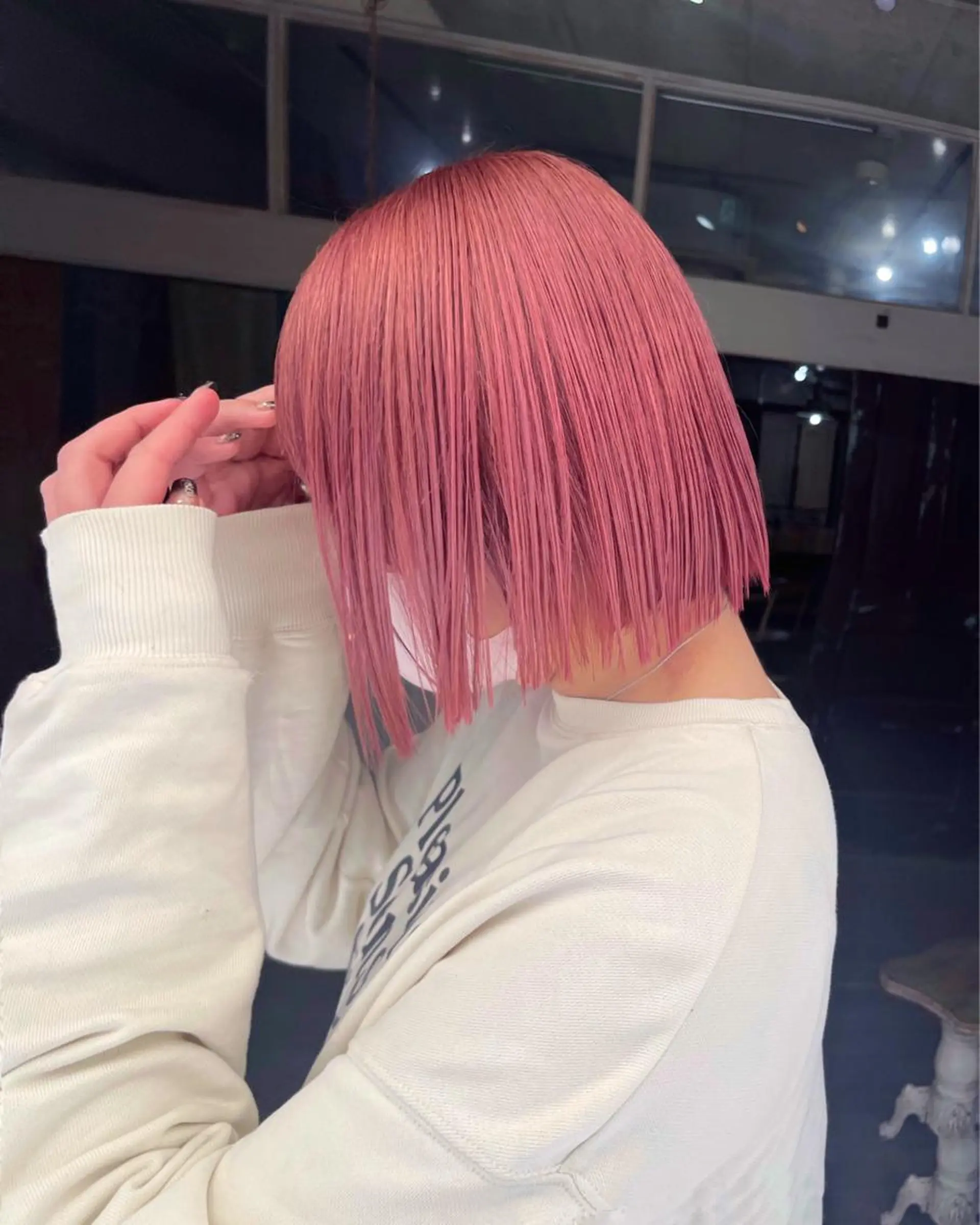 ミディアム カラー 心斎橋美容室 Junのヘアスタイル