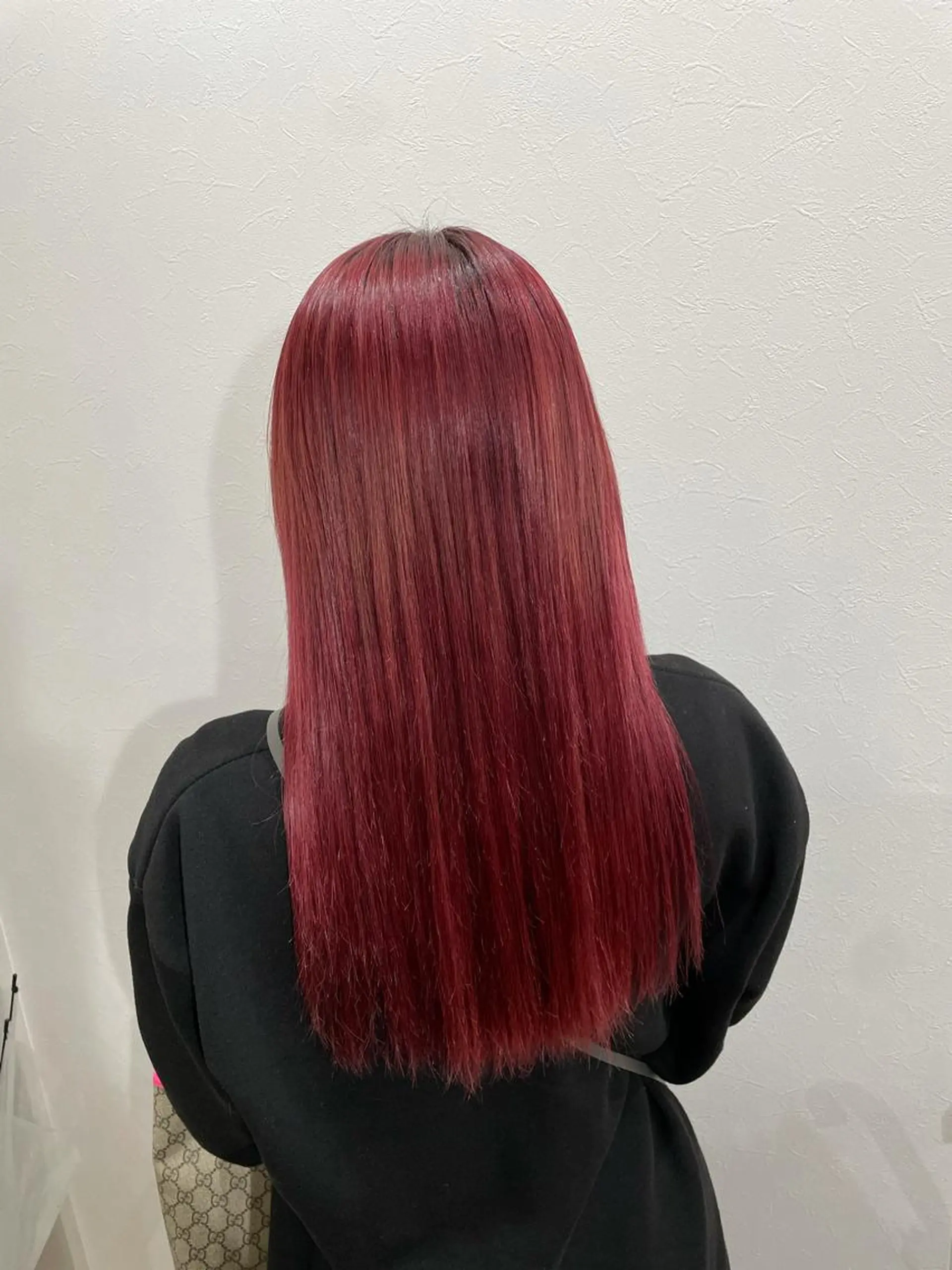 ロング カラー ヘアアレンジ ピンクカラー レッドカラー monolith所属・石山涼太 【monolith】のヘアスタイル