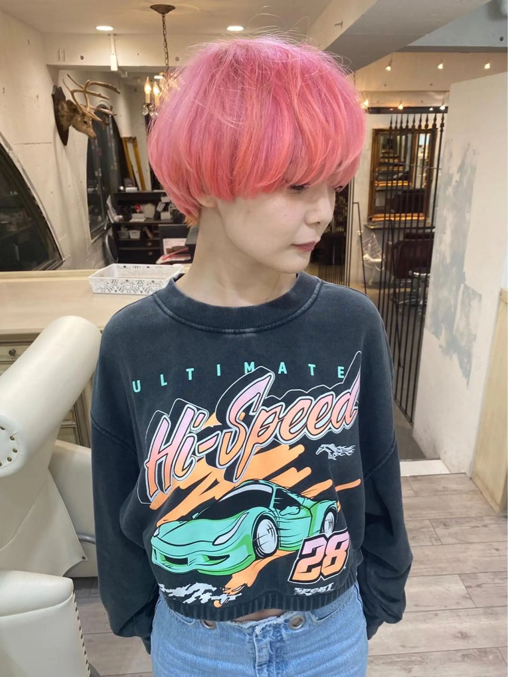 ショート カラーが上手い 辻悠月のヘアスタイル