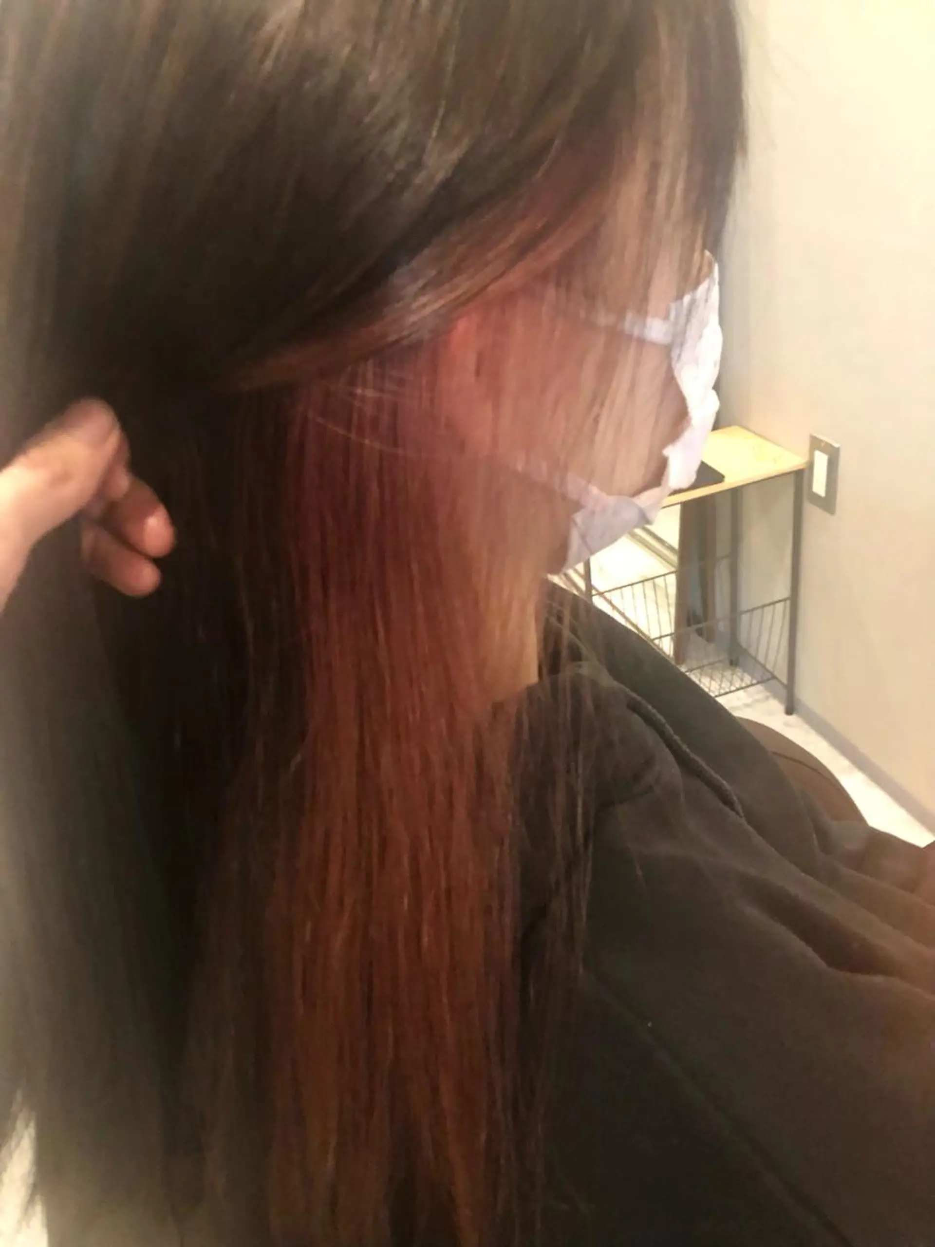 カラー インナーカラー ピンクカラー latva所属・latva:メンズ ✂︎Riko...のヘアスタイル