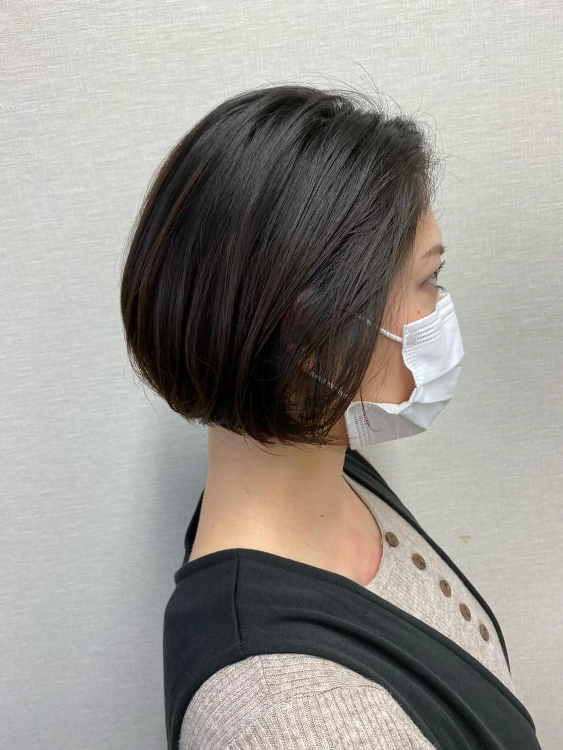 ショート ボブレイヤー ボブ くせ毛 レイヤーカット パーマ指名1位✨ 針尾　完のヘアスタイル