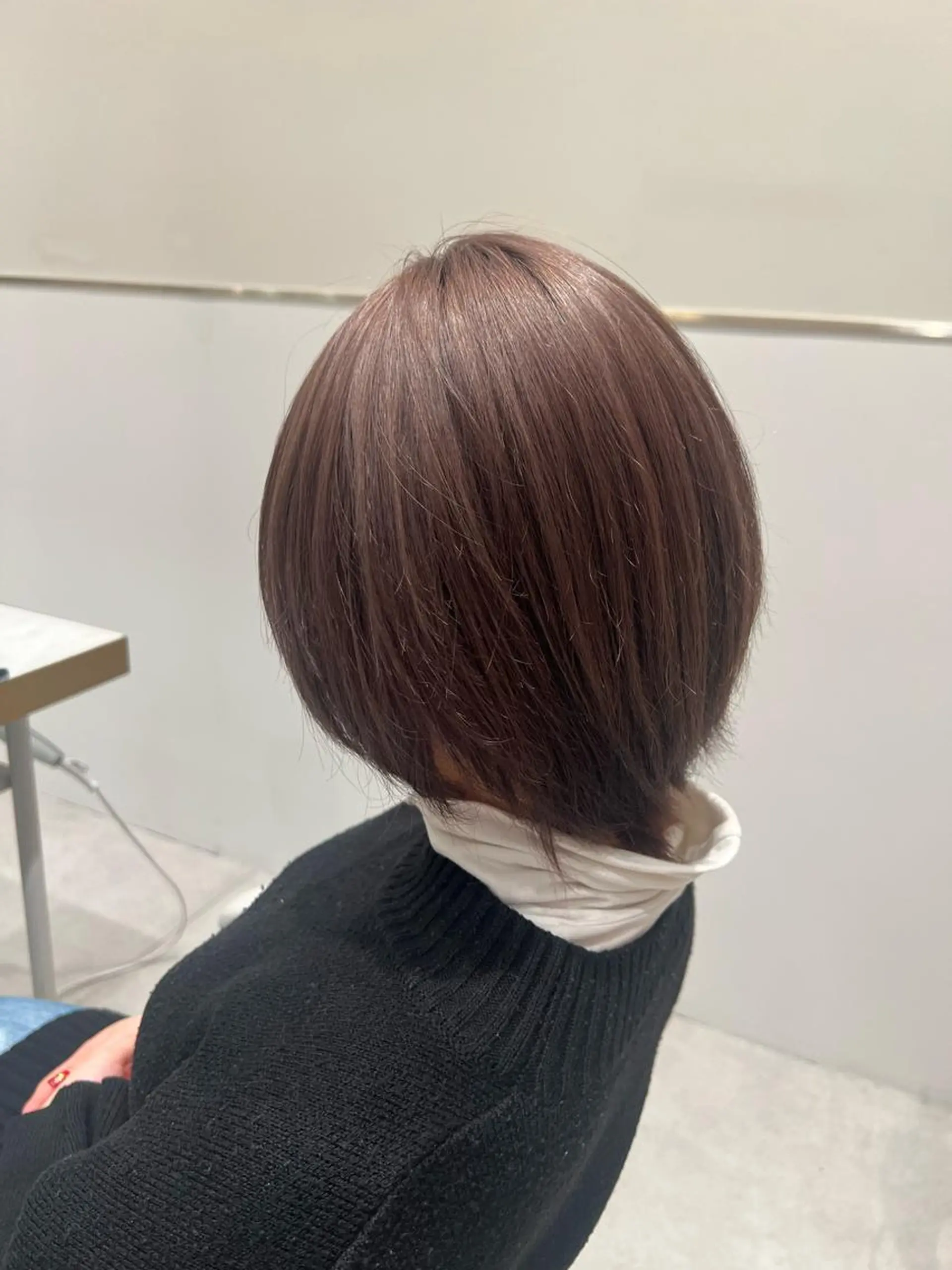 カラー グレージュ ラベンダーカラー ラベンダーグレージュ ラベンダーグレー 透明感カラー/レイヤ ーhinata.のヘアスタイル