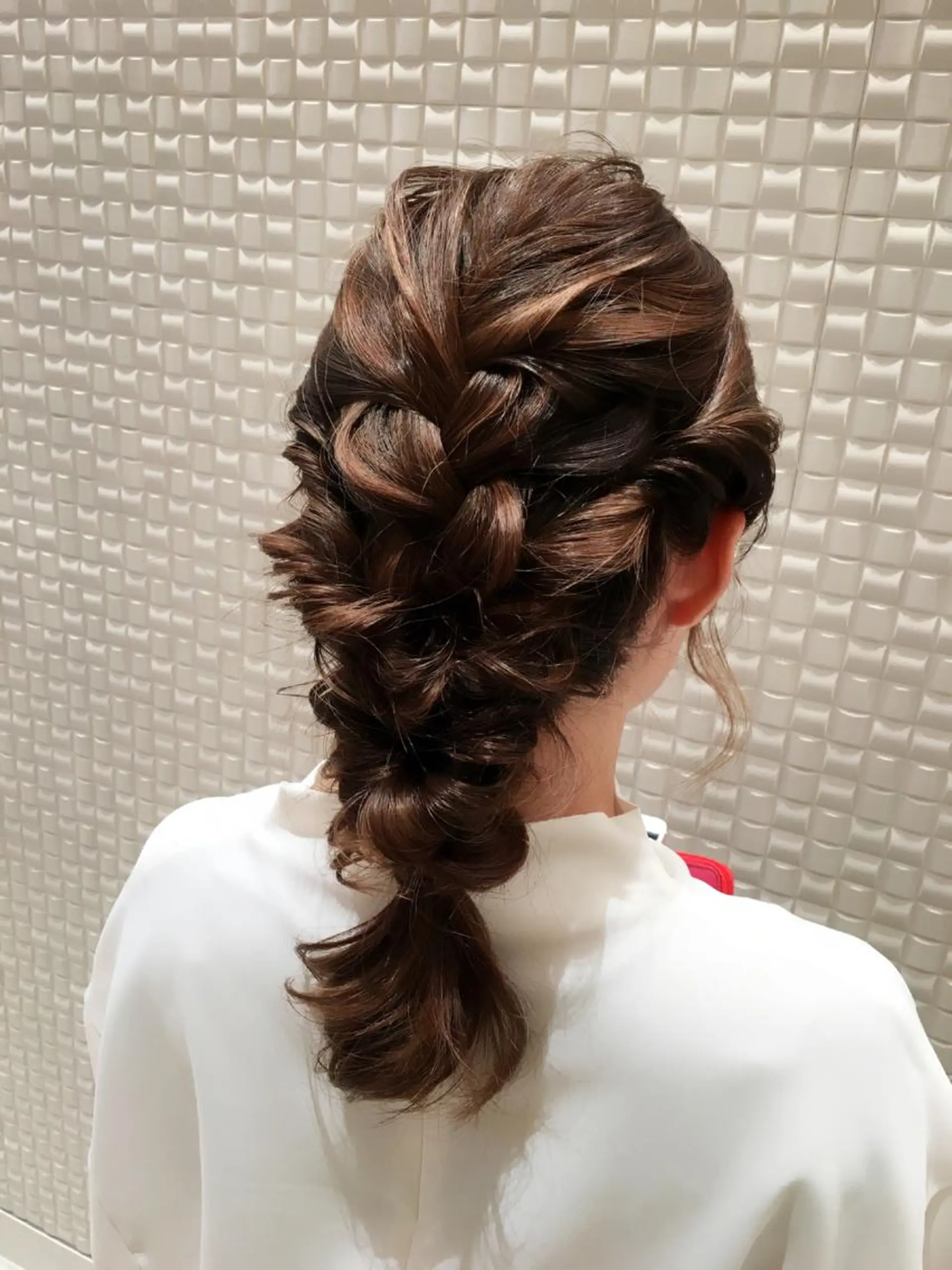 ミディアム セミロング ヘアアレンジ scene.池袋所属・scene. haraのヘアスタイル