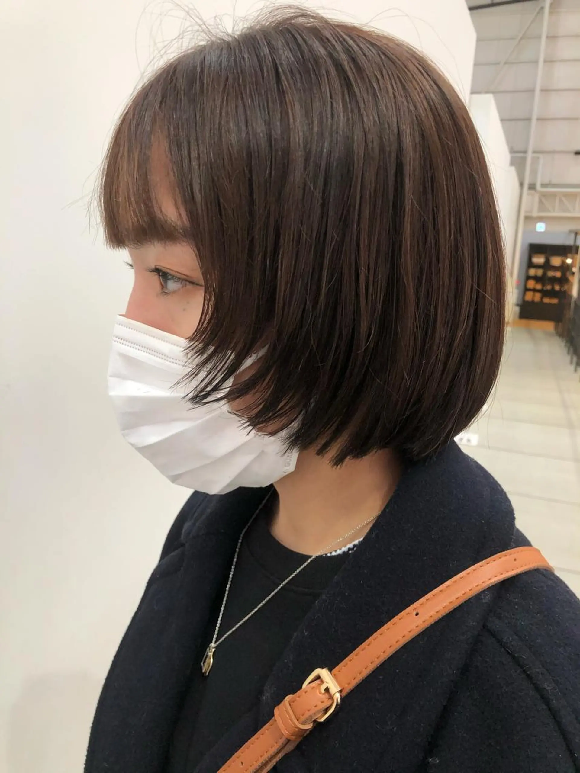 ショート カラー グラスペディア所属・森安 華楠のヘアスタイル