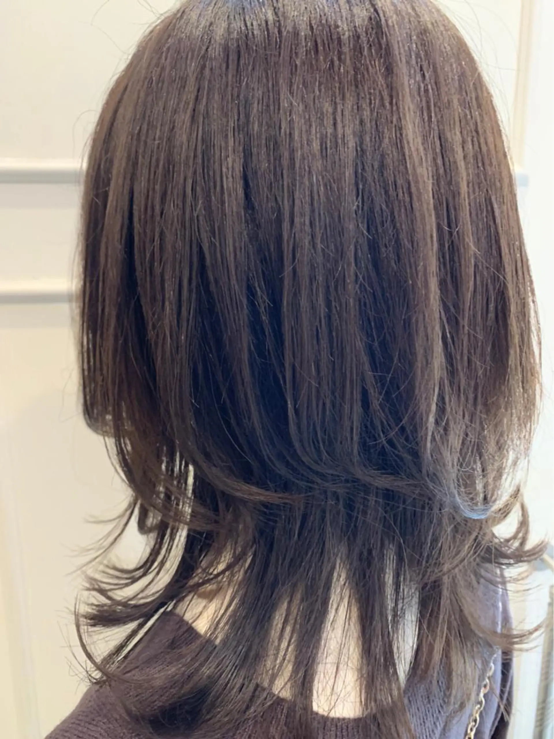 ミディアム カラー アッシュ ウルフカット 🫟Blanco🫟 Color&Careのヘアスタイル