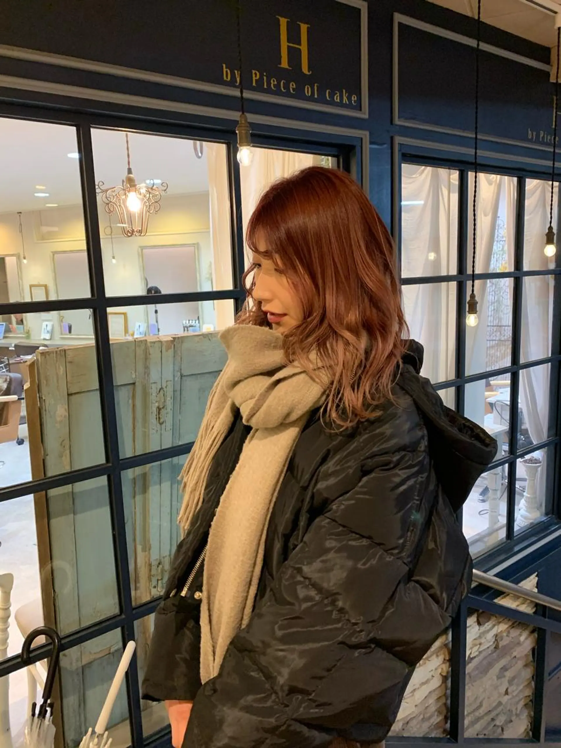 ミディアム カラー ブリーチ 佐藤 永夏のヘアスタイル