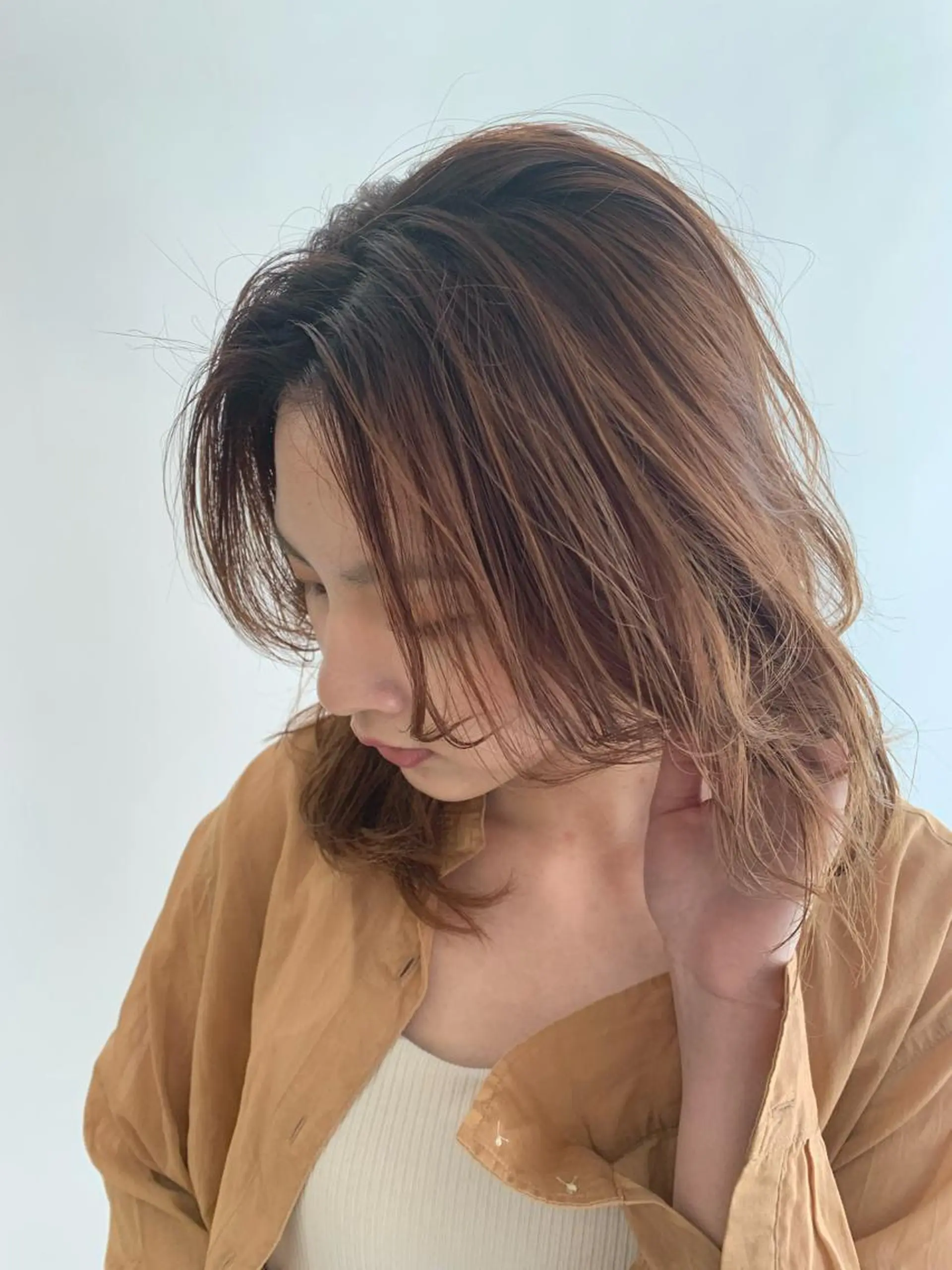 大人女性ぼかし メンズ強化🦙平作のヘアスタイル