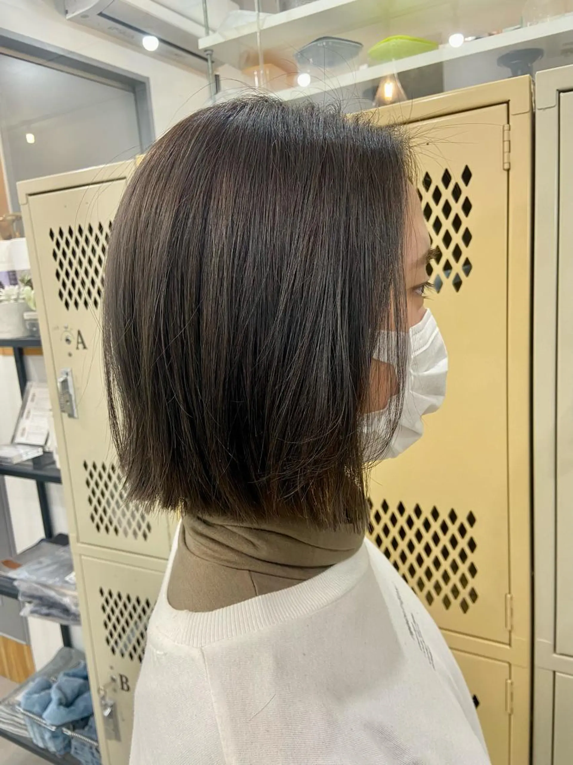 ミディアム カット ヘアカラー トリートメント SUNC🍀大熊 花奈絵🍀のヘアスタイル