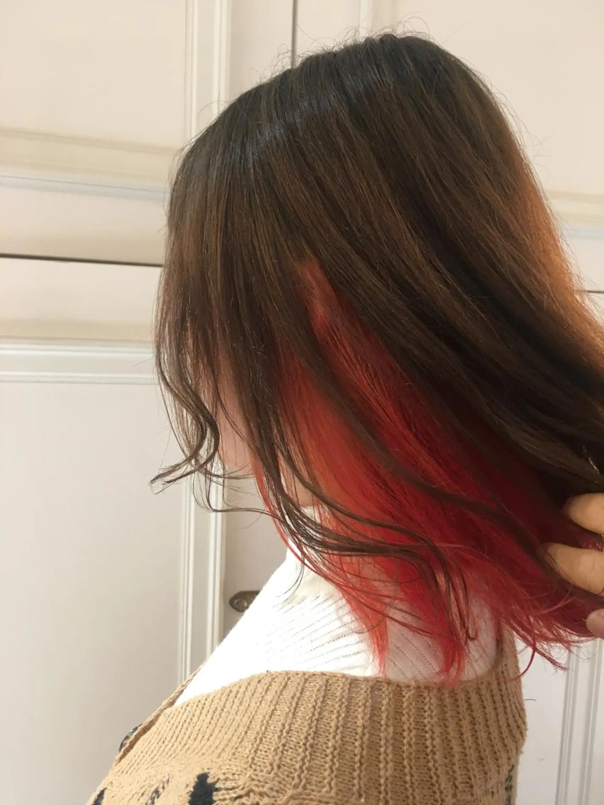 セミロング 田中 未澪のヘアスタイル