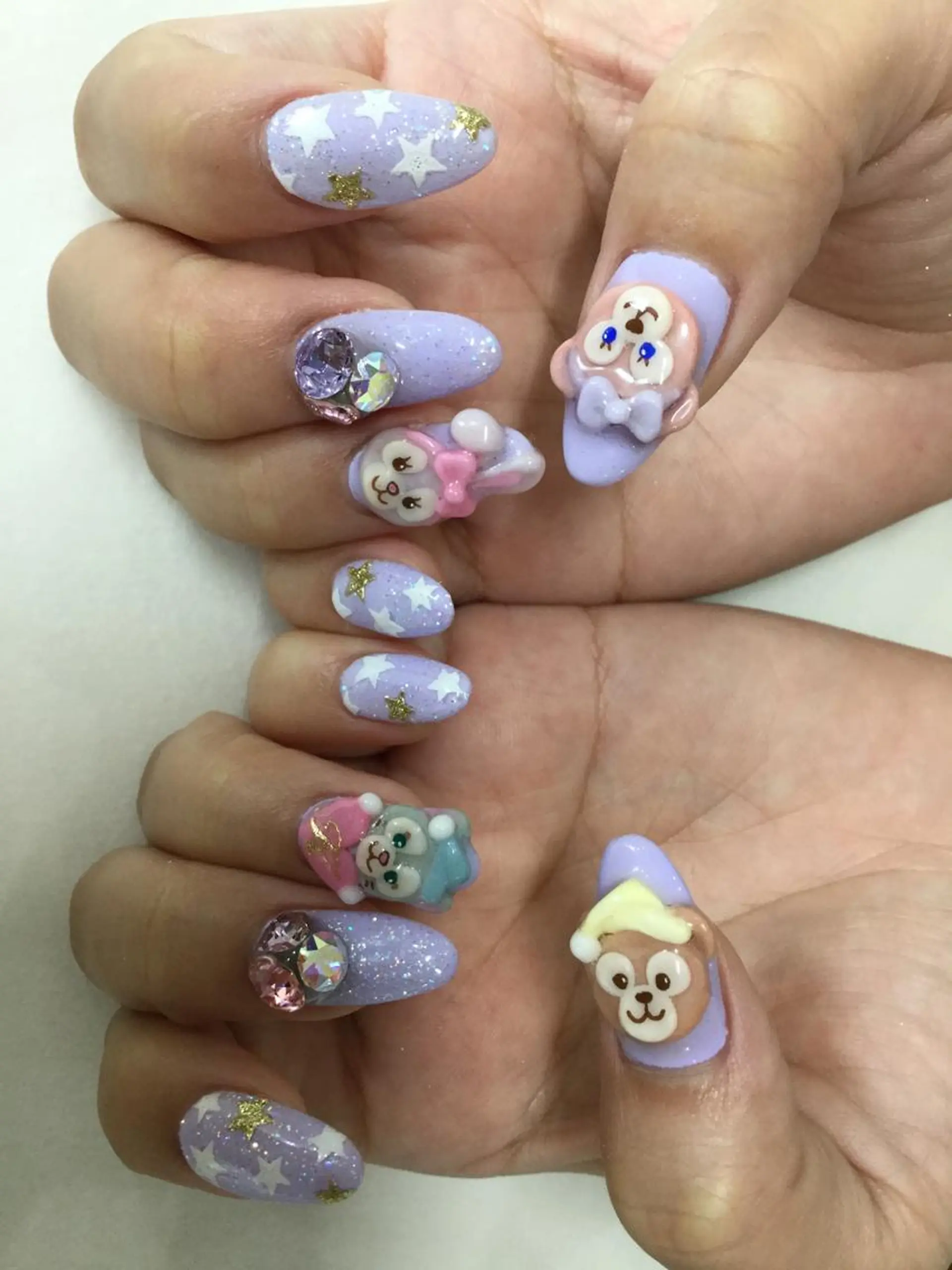 ネイル 💎🐰 saki. m 🐰💎のネイルデザイン