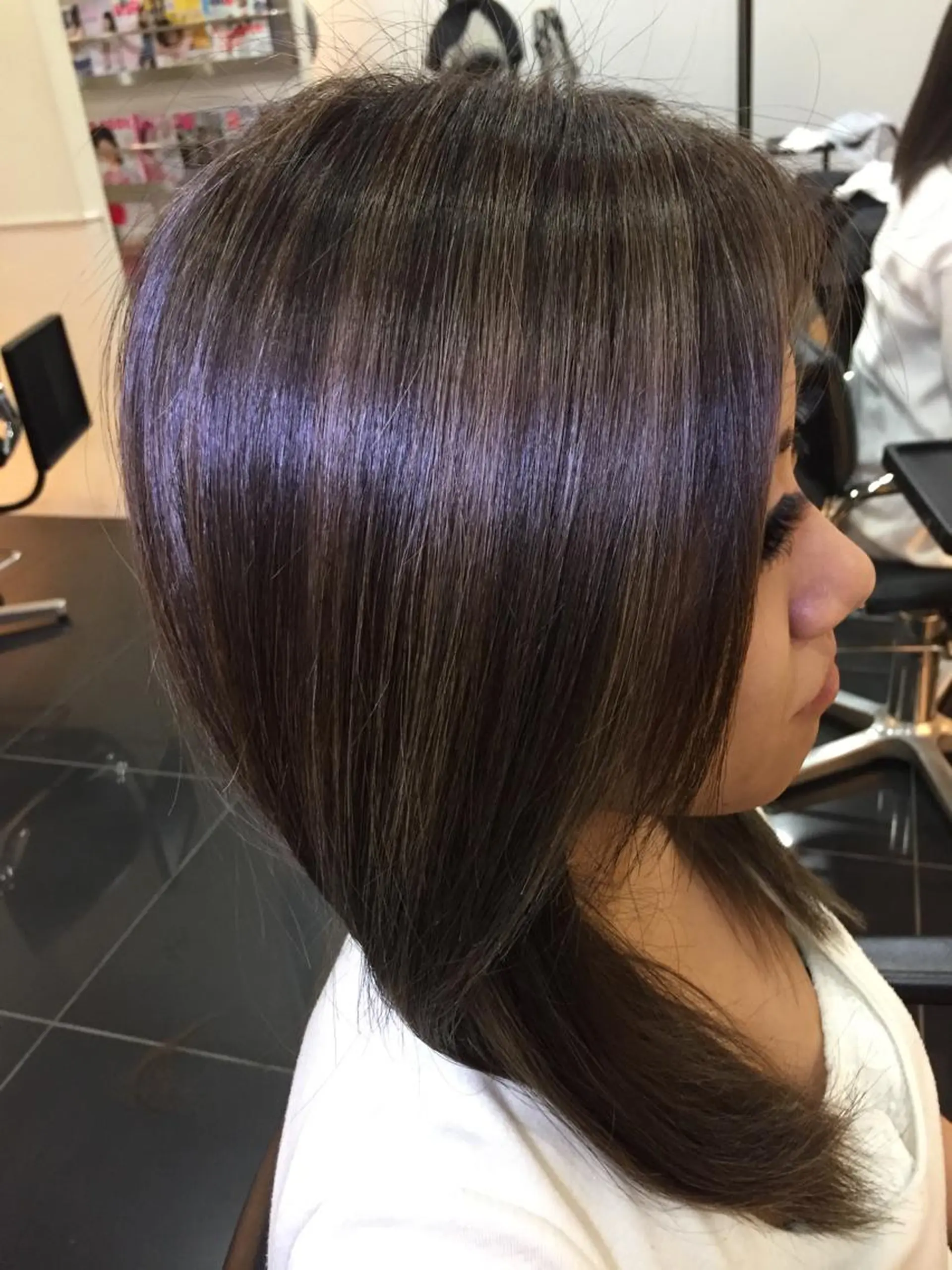 ロング カラー 関口 友行のヘアスタイル