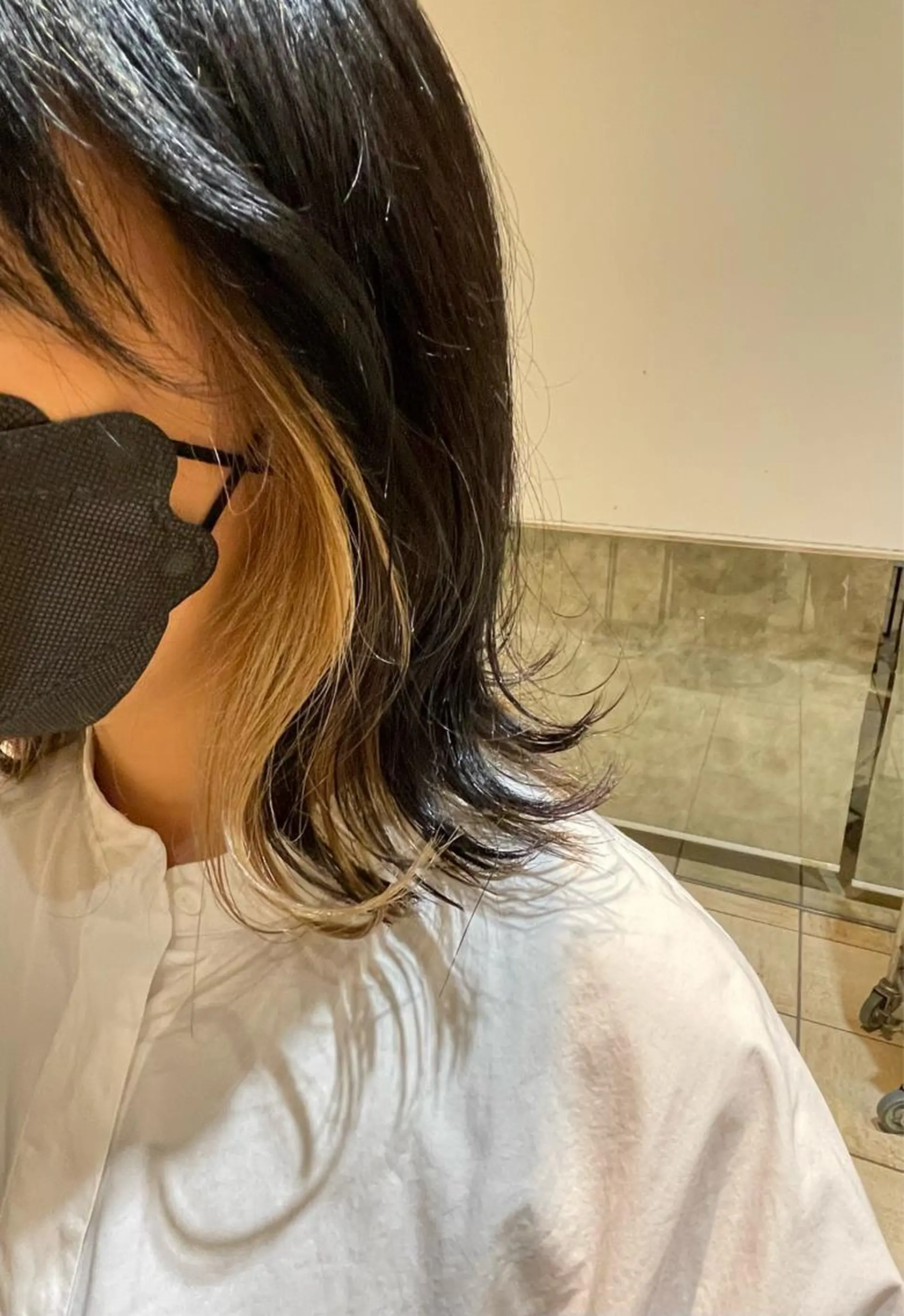 ミディアム カラー インナーカラー ヘアカラー カットモデル/ 🌷内藤美乃🌷のヘアスタイル