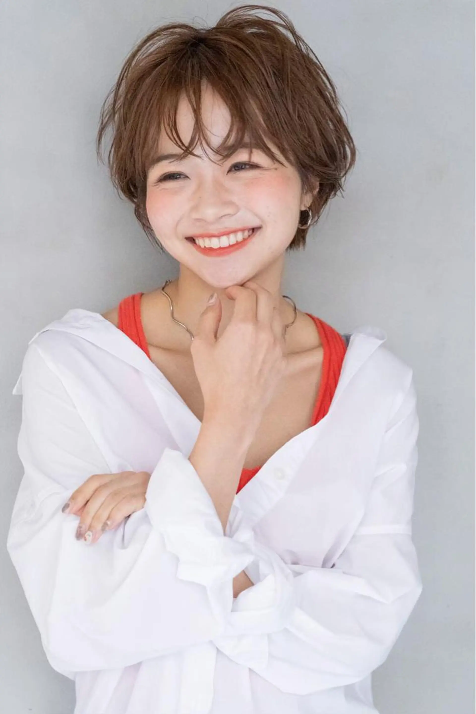 ショート カラー 髪質改善／艶髪特化 /柔らかさ/清水翔矢のヘアスタイル