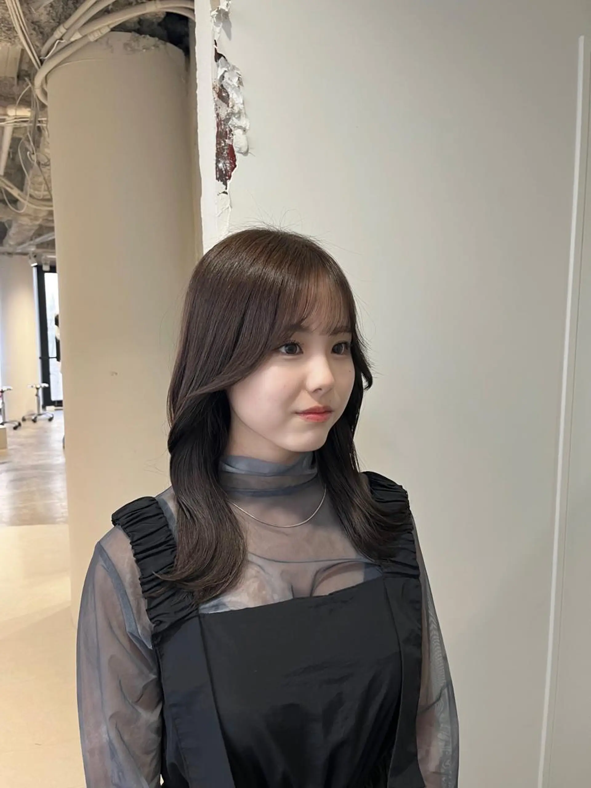 セミロング 店長/レイヤーカット /大東悠生のヘアスタイル