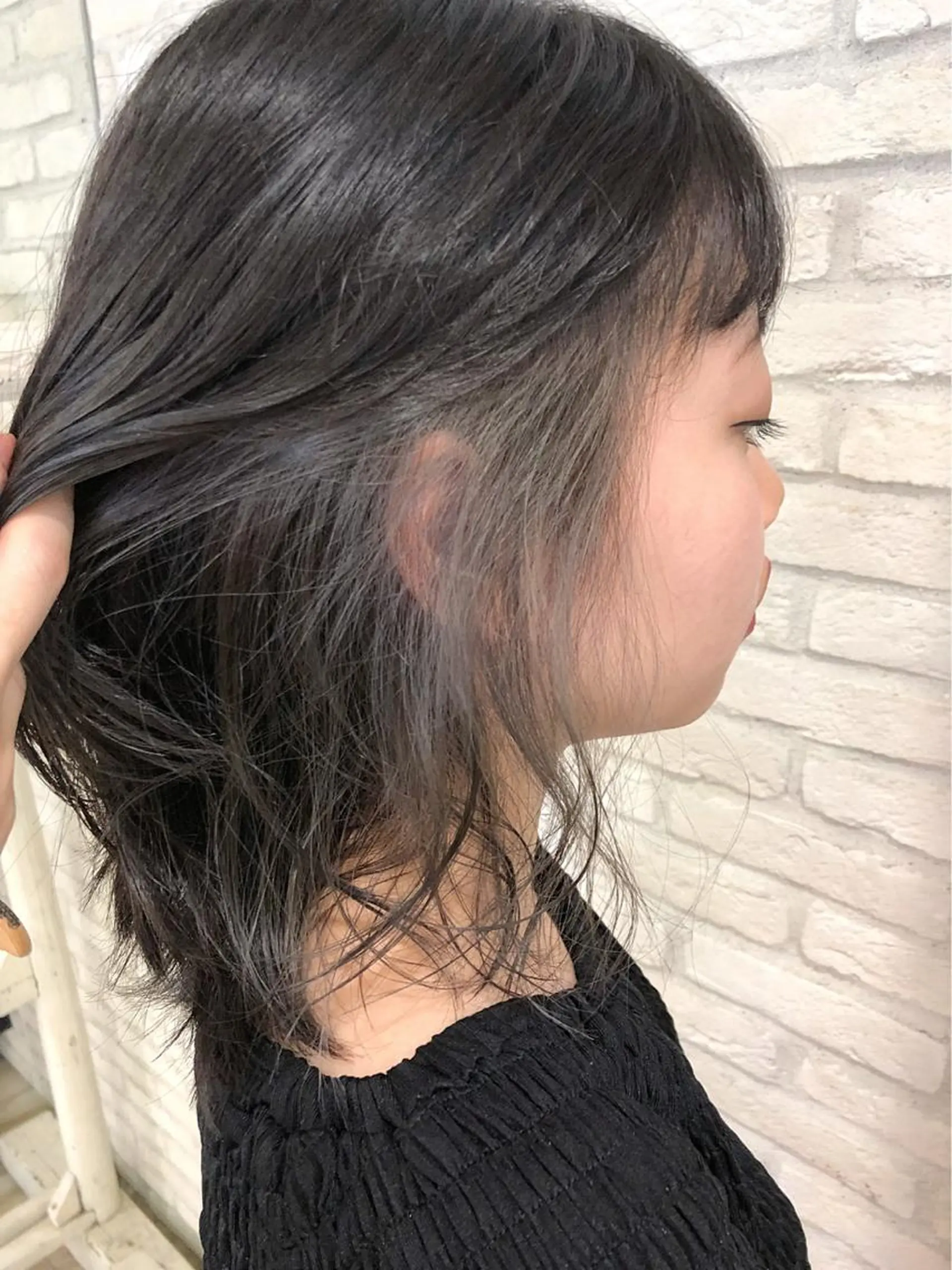 ミディアム カラー アッシュ HAUS 片山みほのヘアスタイル
