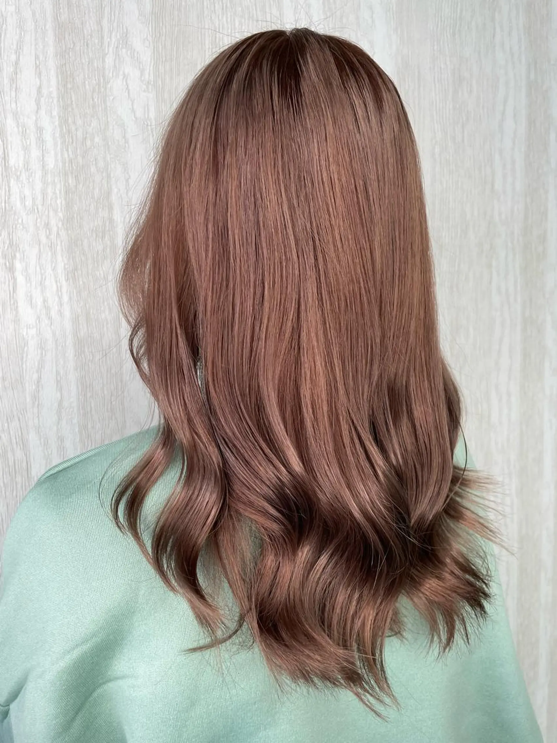 セミロング カラー ヘアアレンジ 🧴カワバタ🧴 /暖色/髪質改善のヘアスタイル