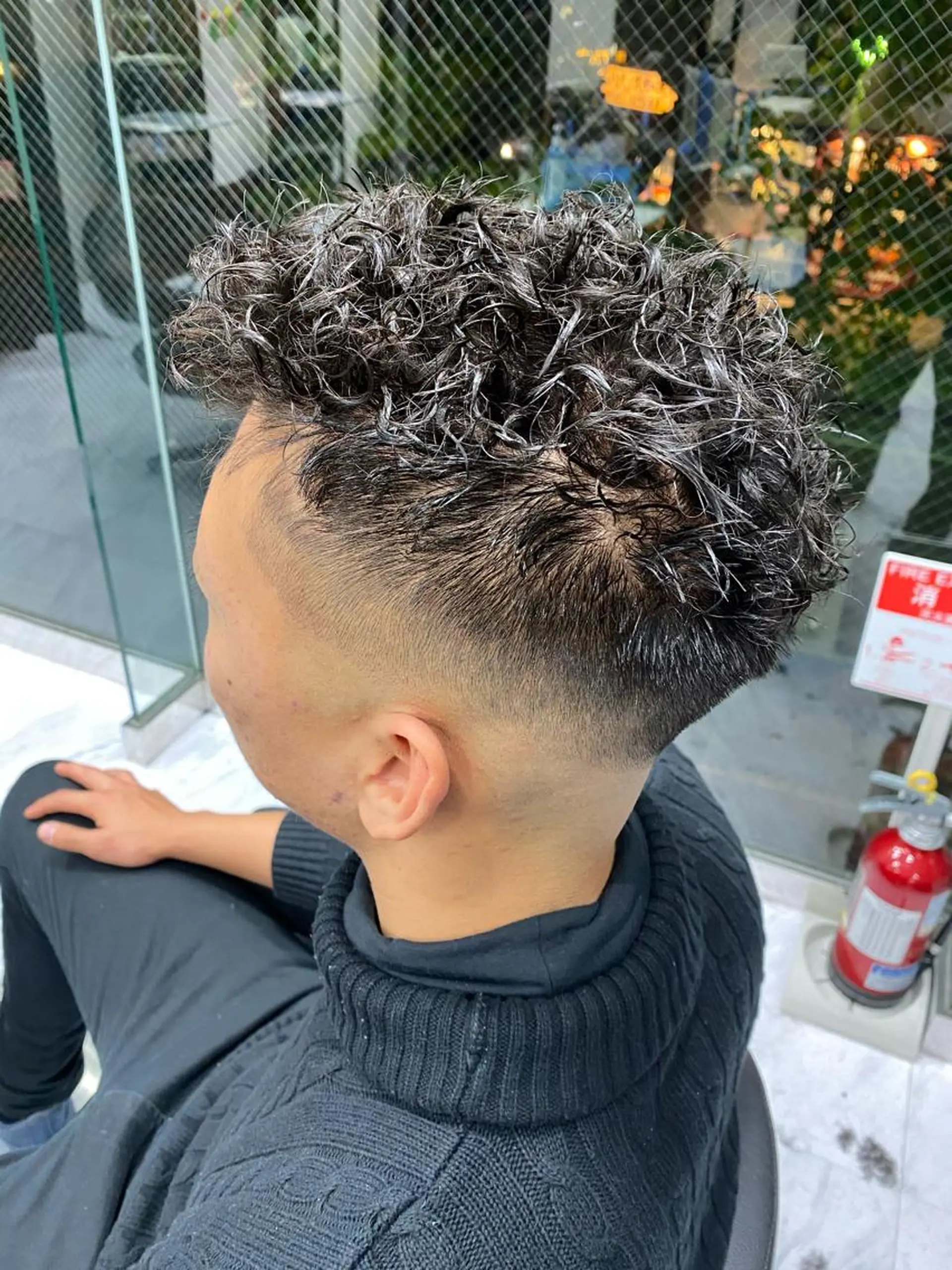 パーマ メンズ 🌴パーマオタク🌴 長谷川　諒佑🌈のヘアスタイル