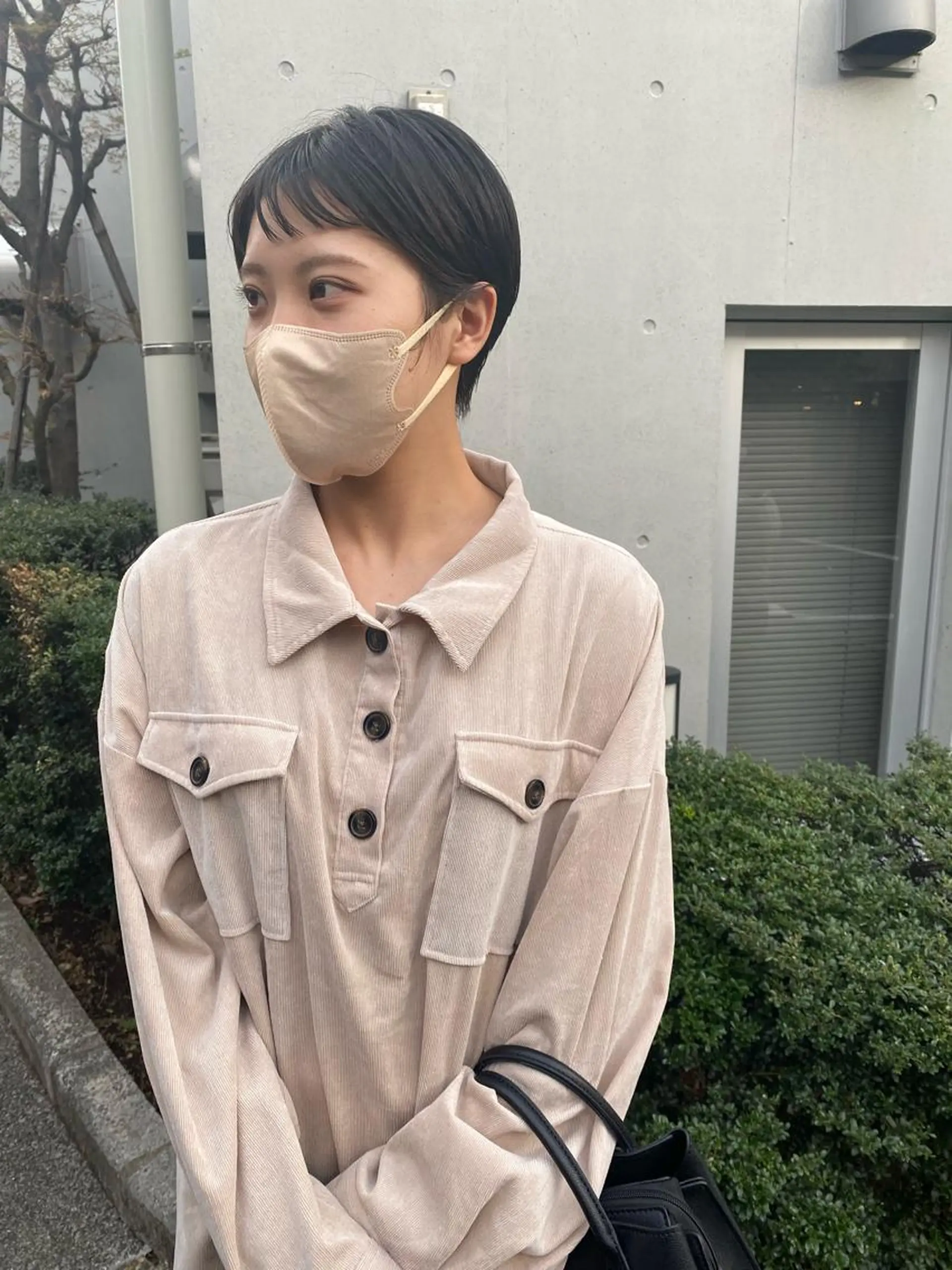 ショート オン眉 ショートヘア hemm,hemm.所属・ショート・ボブ MIKUのヘアスタイル