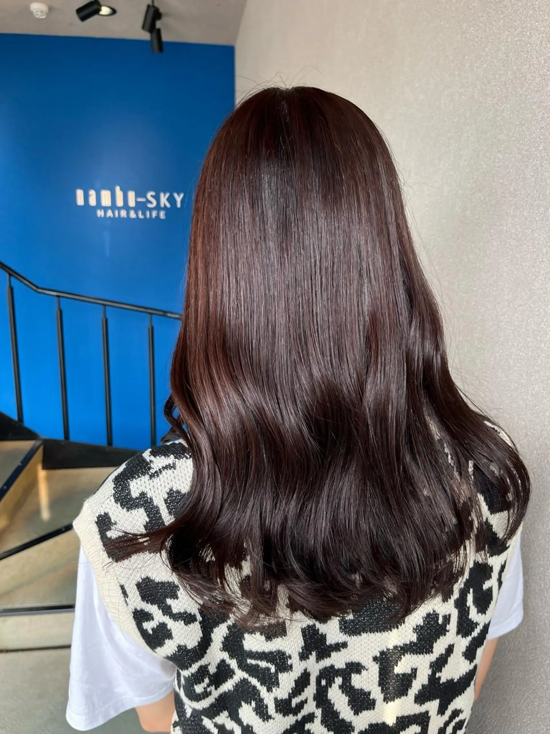 セミロング カラー ヘアアレンジ ブラウンカラー カット ヘアカラー トリートメント 多河 遥のヘアスタイル