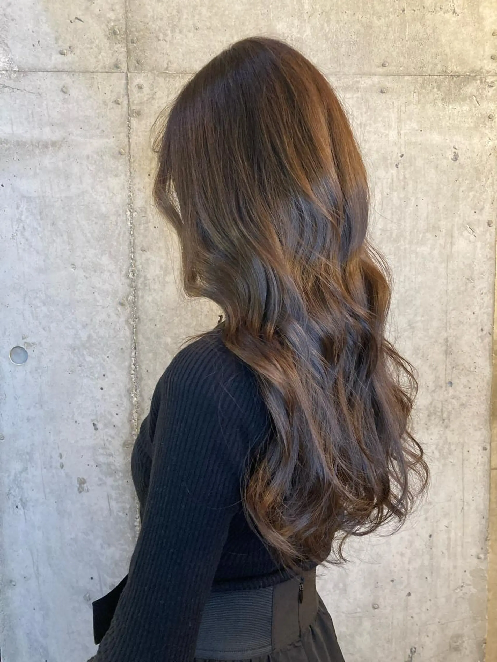 ロング カラー ヘアカラー 横浜美容室／暖色系 michika🌹のヘアスタイル